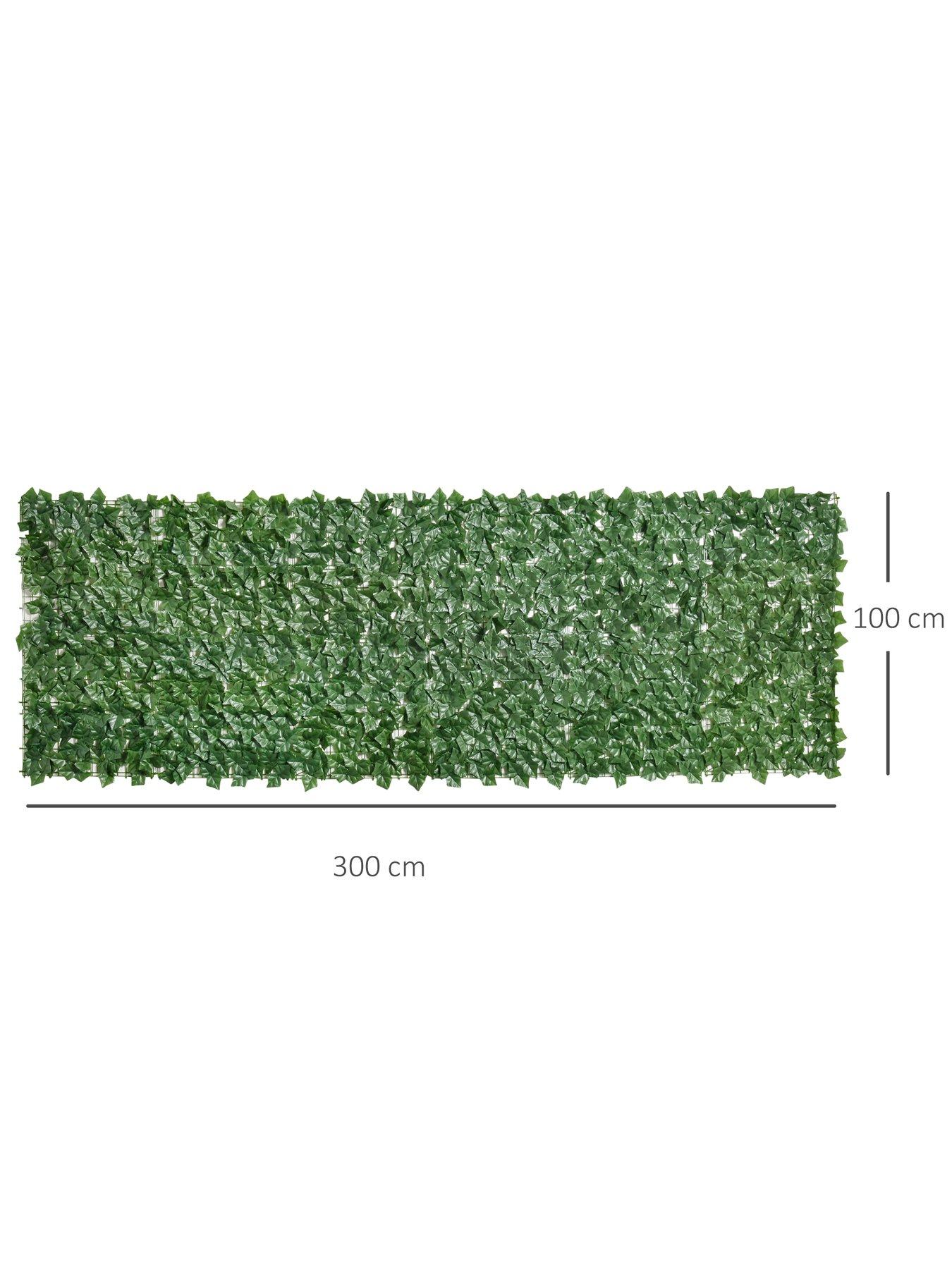 Image 2 of 6 of OutSunny Outsunny Artificial Leaf Garden Screen Panel