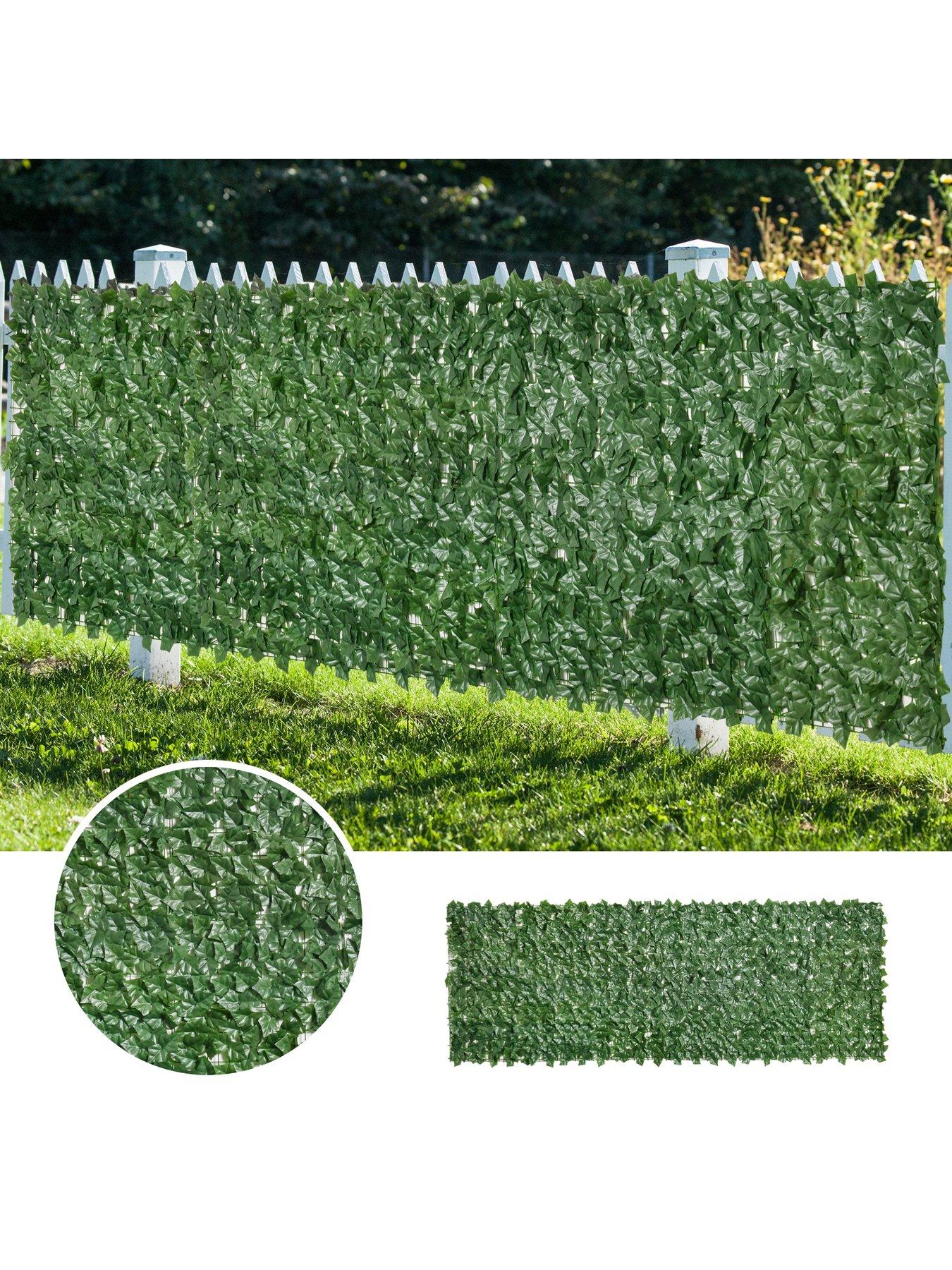 outsunny-outsunny-artificial-leaf-garden-screen-paneldetail