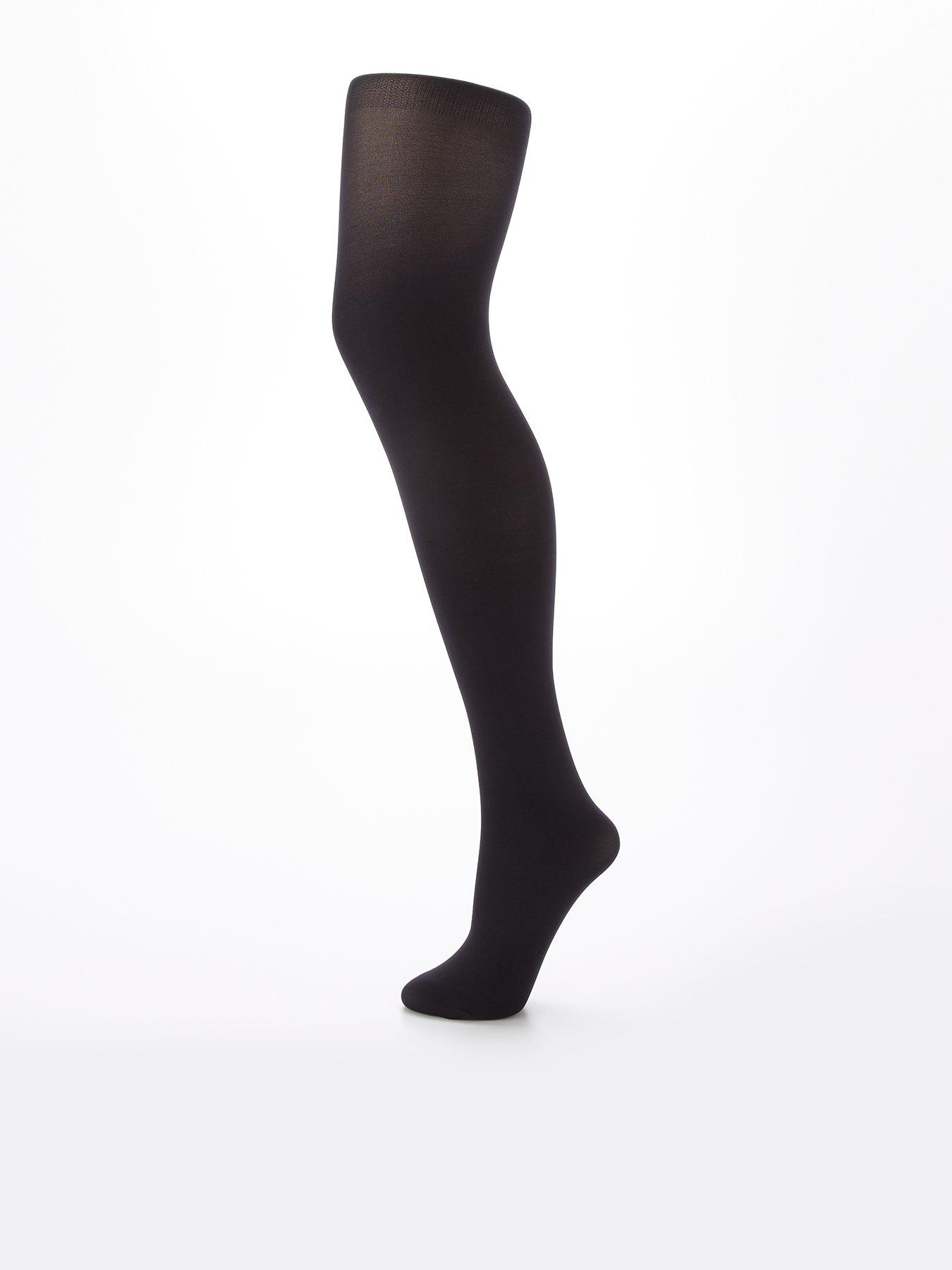 Image 1 of 2 of The Very Collection 200 Denier Black Confident Curve Tights - Black