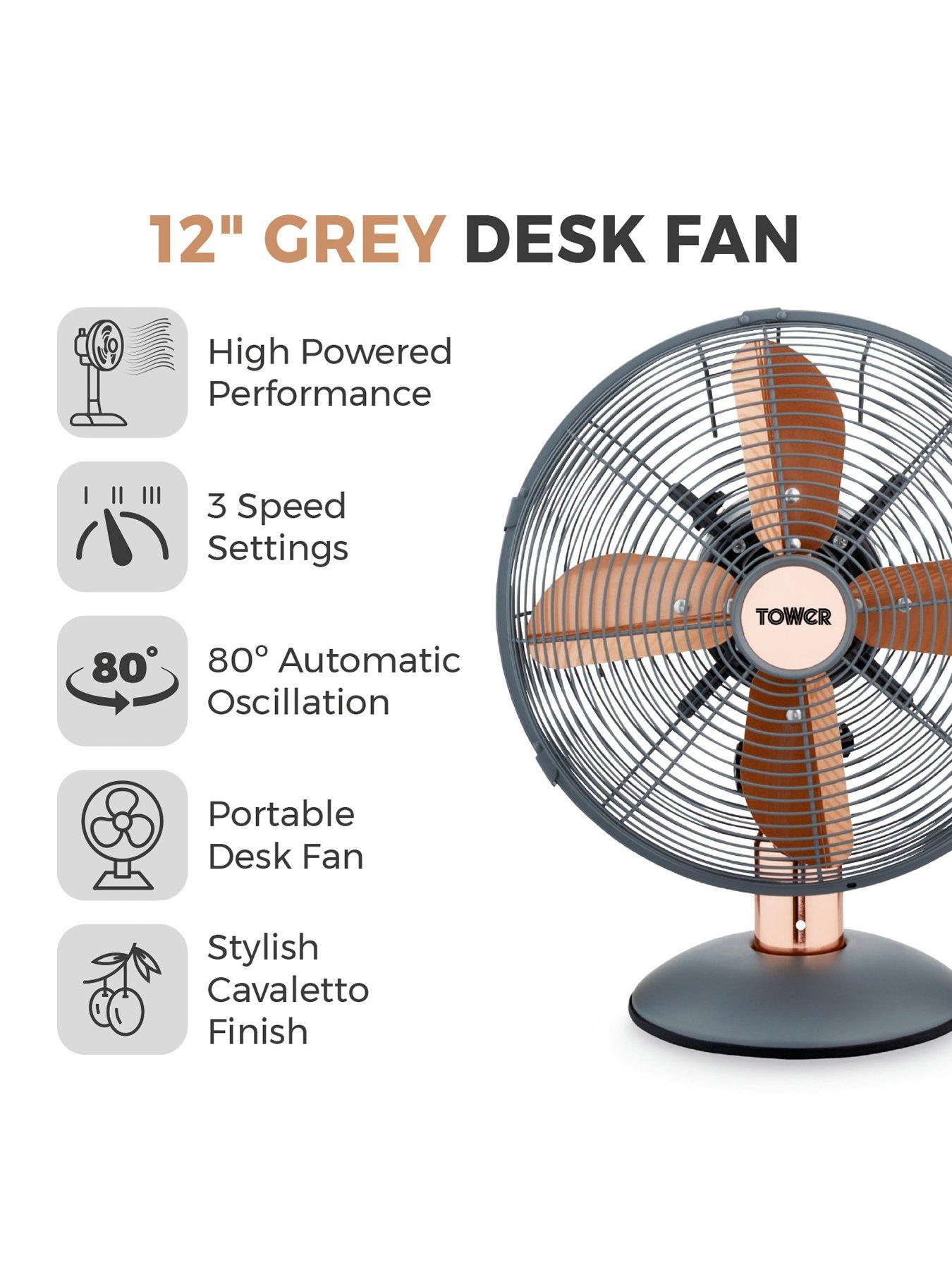 tower-cavaletto-12-inch-metal-desk-fan-greynbsp-rose-goldstillFront