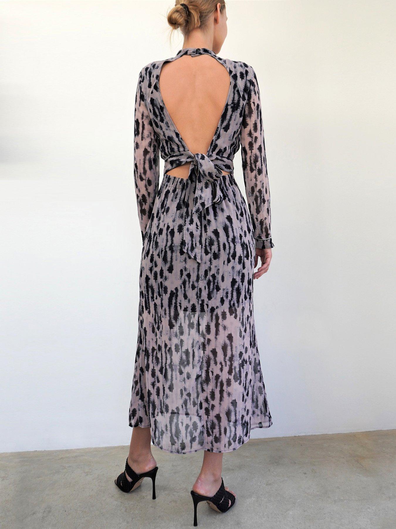 religion-religion-animal-print-open-back-maxi-dress