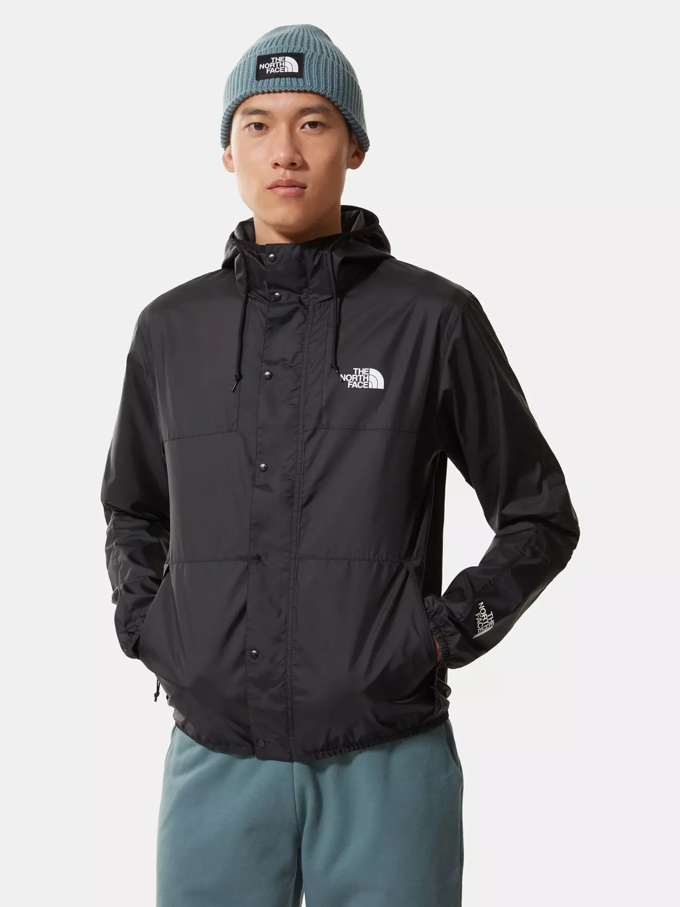 THE NORTH FACE Denali Hoodie Nylon Switching Fleece Hoodie S Black  polyester Pol