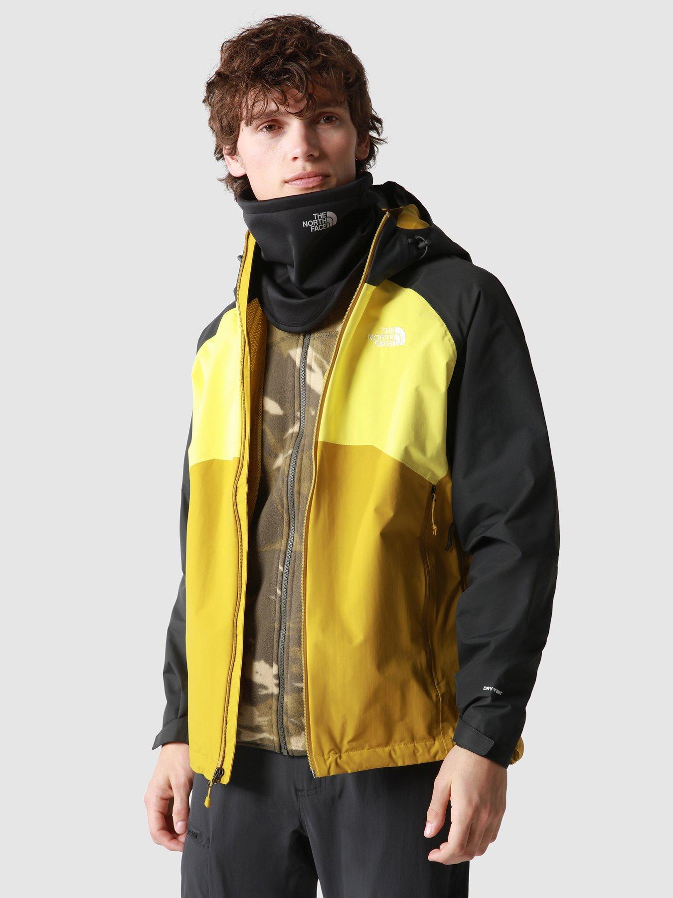 North face stratos jacket on sale yellow