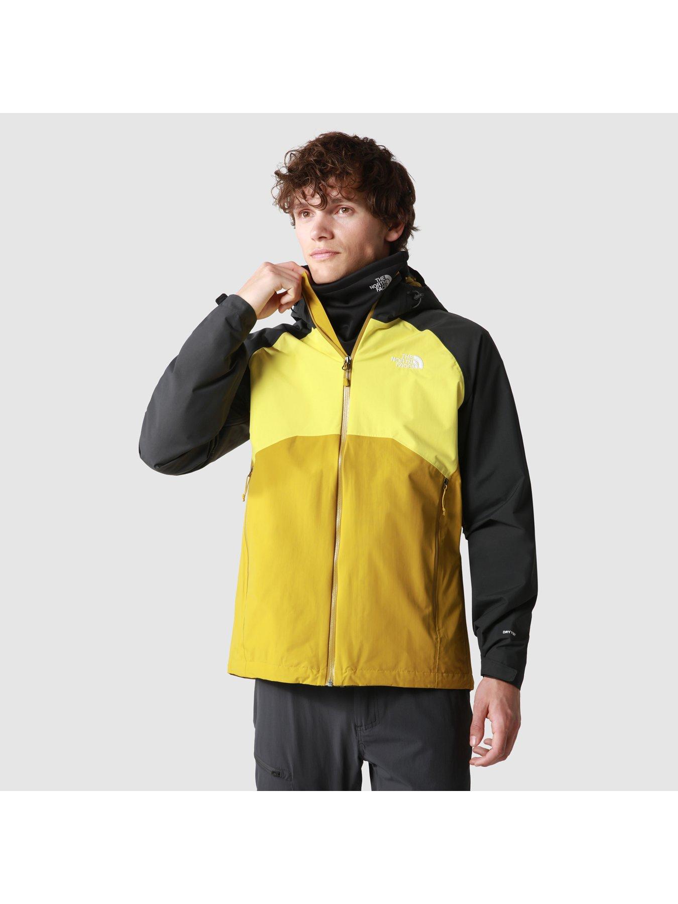 North face best sale stratos jacket yellow