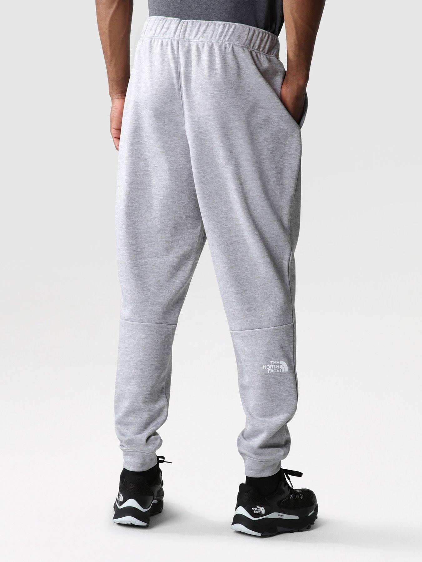 Mens grey discount north face joggers