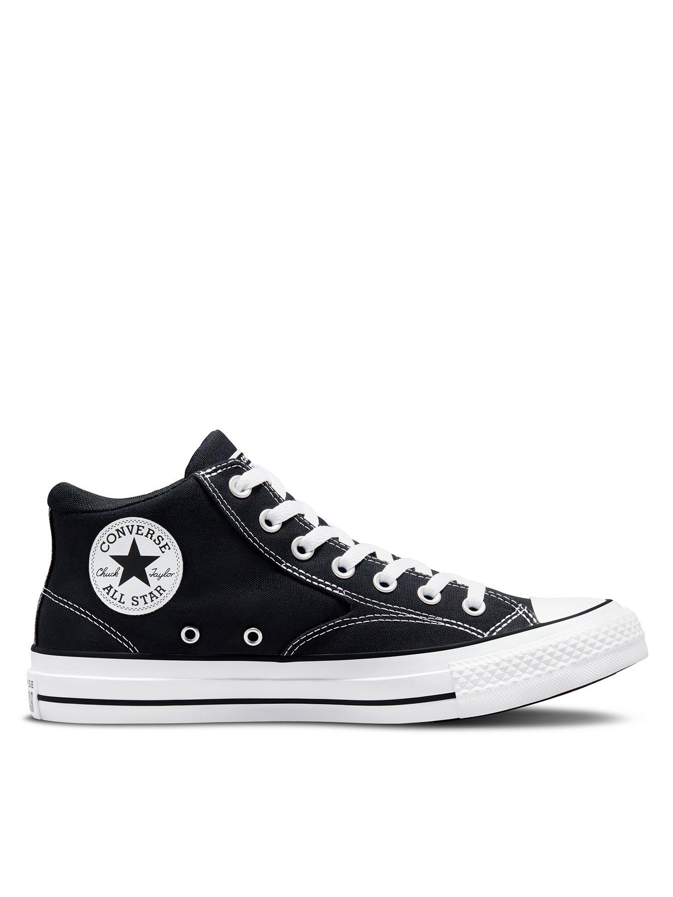Image 1 of 7 of Converse Mens Malden Street Mid Trainers - Black