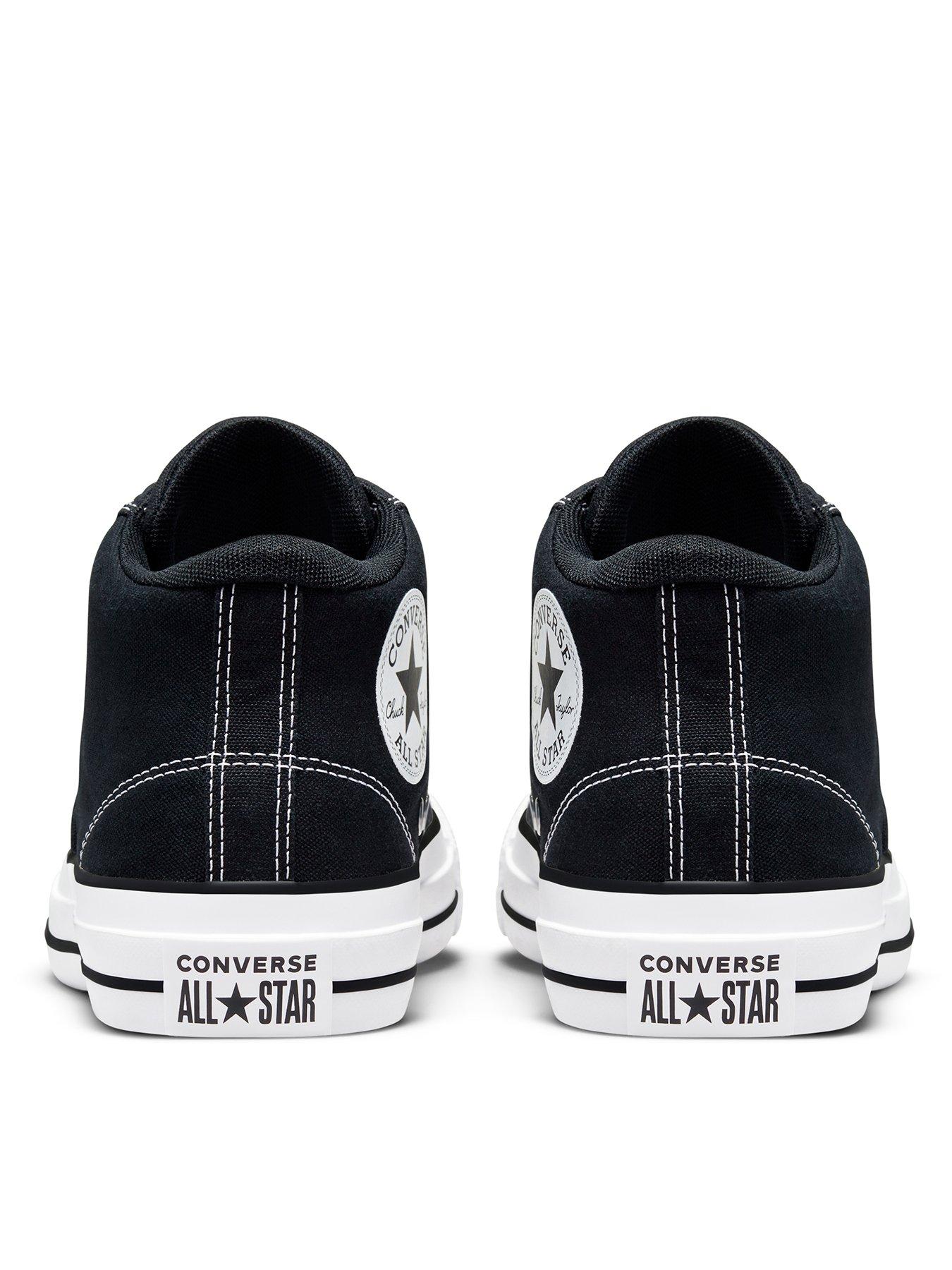 Image 2 of 7 of Converse Mens Malden Street Mid Trainers - Black