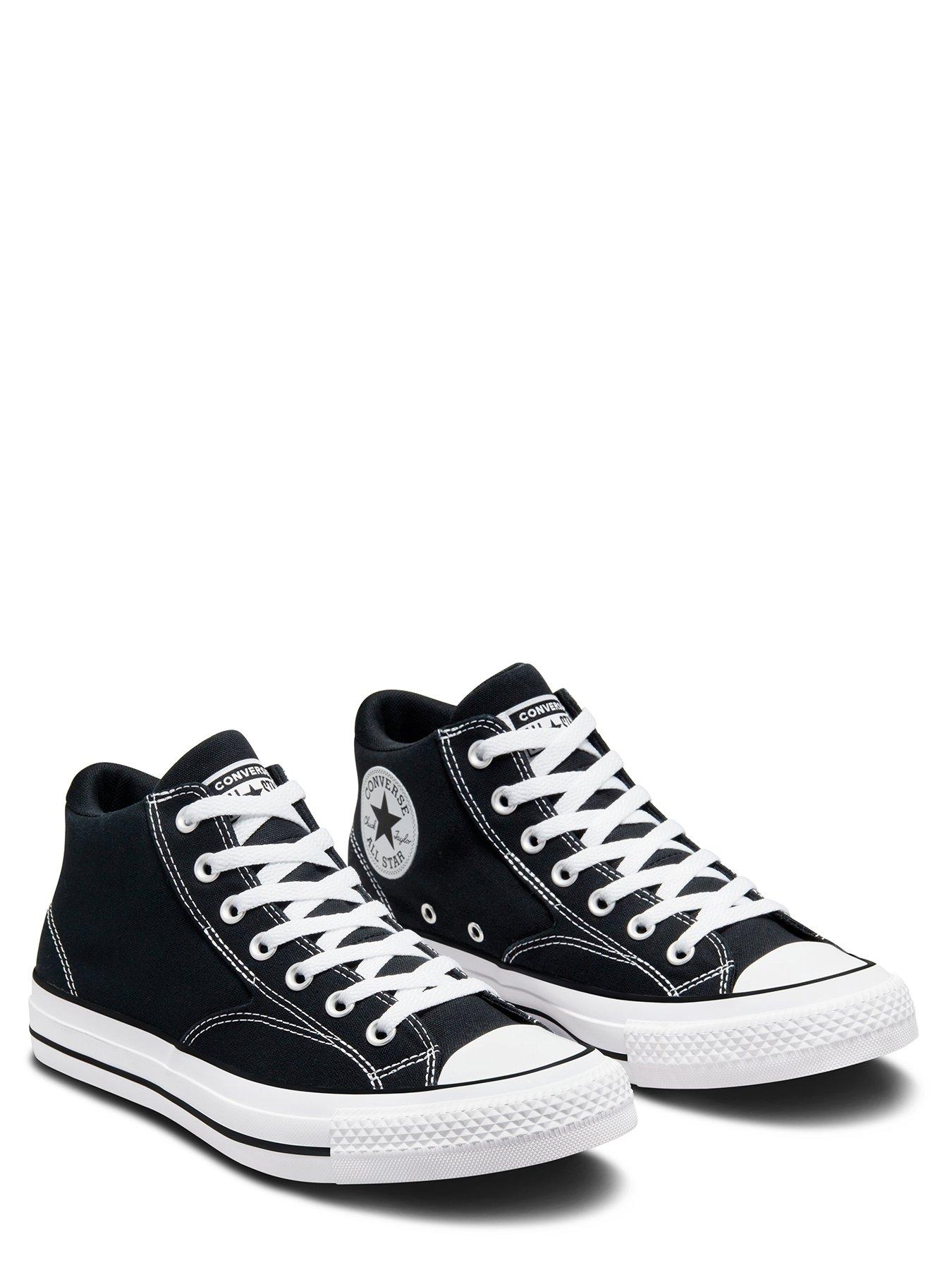 Image 3 of 7 of Converse Mens Malden Street Mid Trainers - Black
