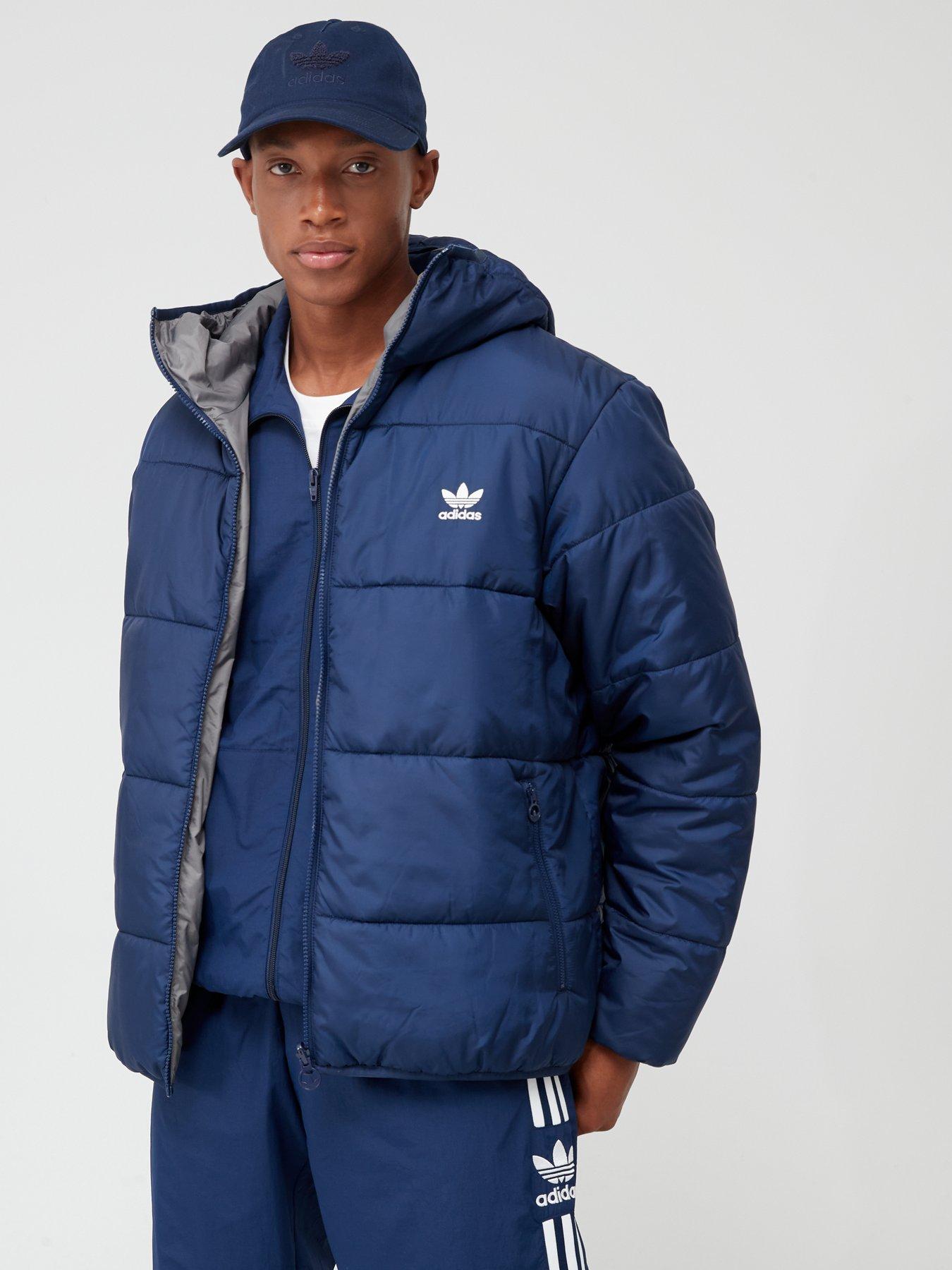 adidas Originals Padded Reversible Jacket - Indigo | Very Ireland