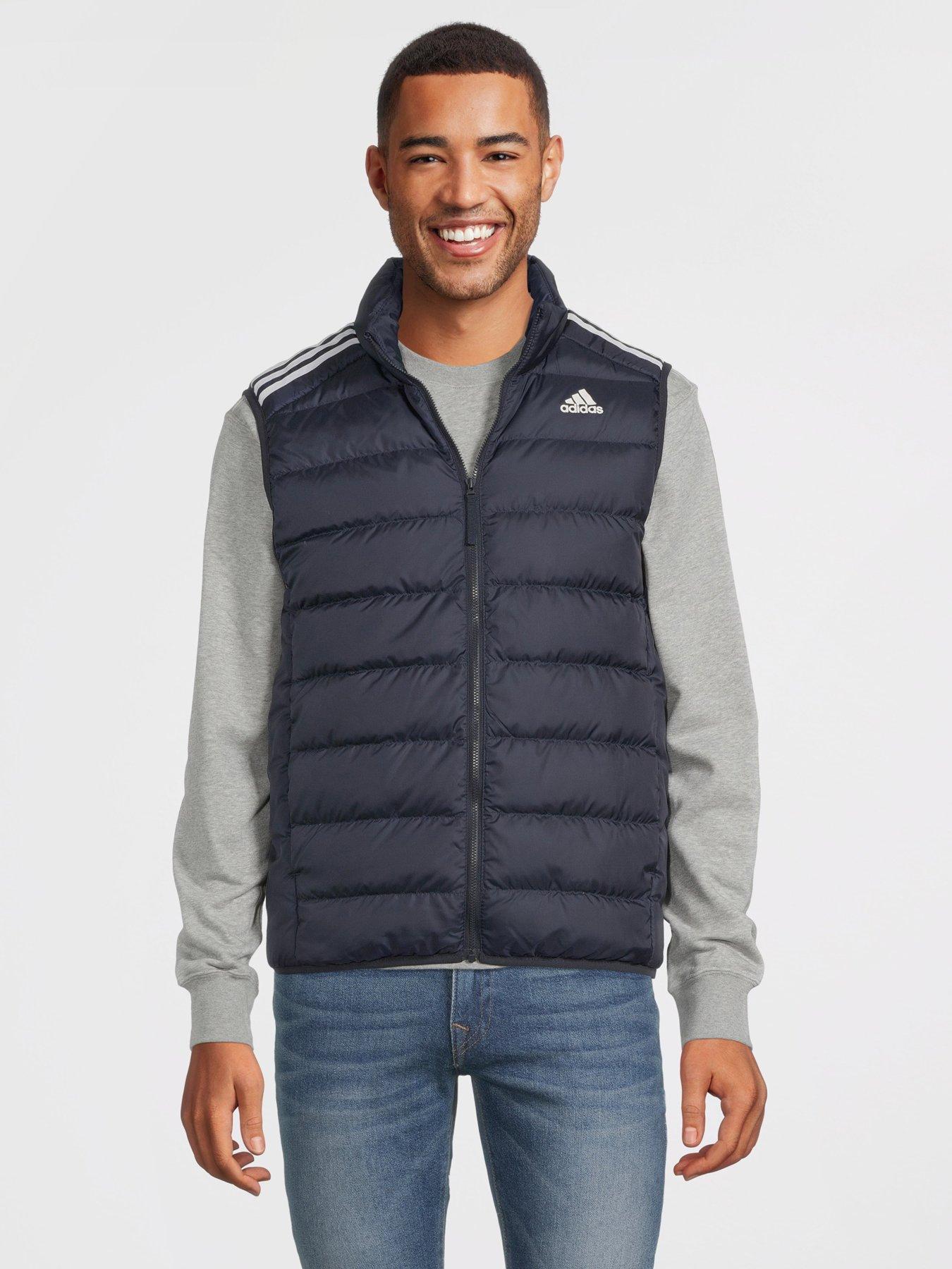 Mens navy down clearance vest