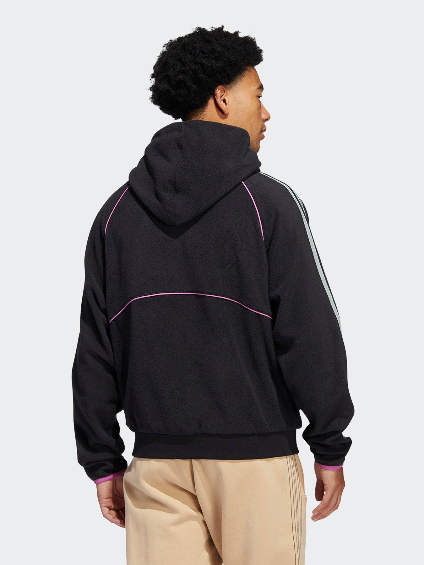 Adidas originals eqt clearance outline hoodie in black