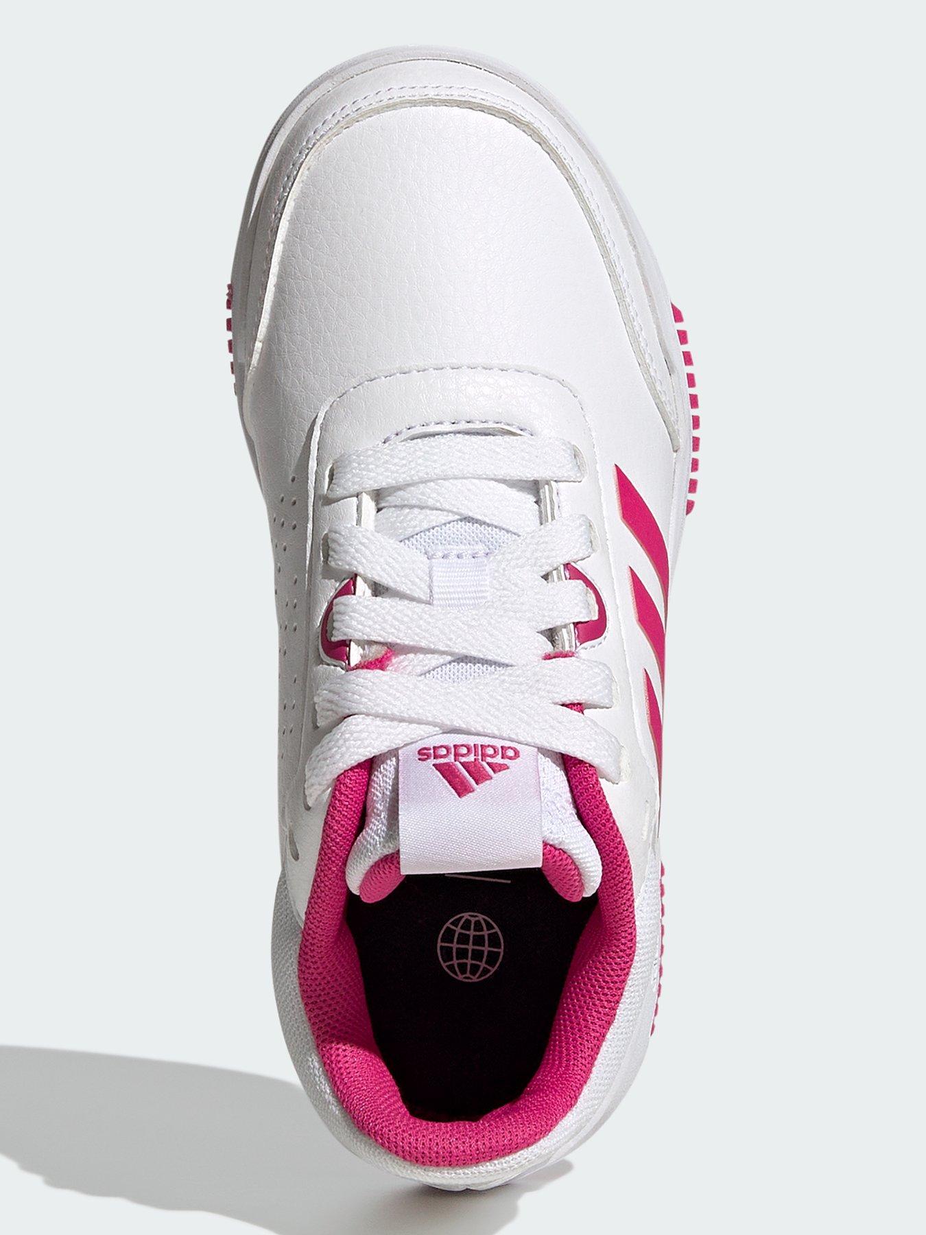 Image 4 of 6 of adidas Unisex Kids Tensaur Sport 20 Trainers - White/Pink