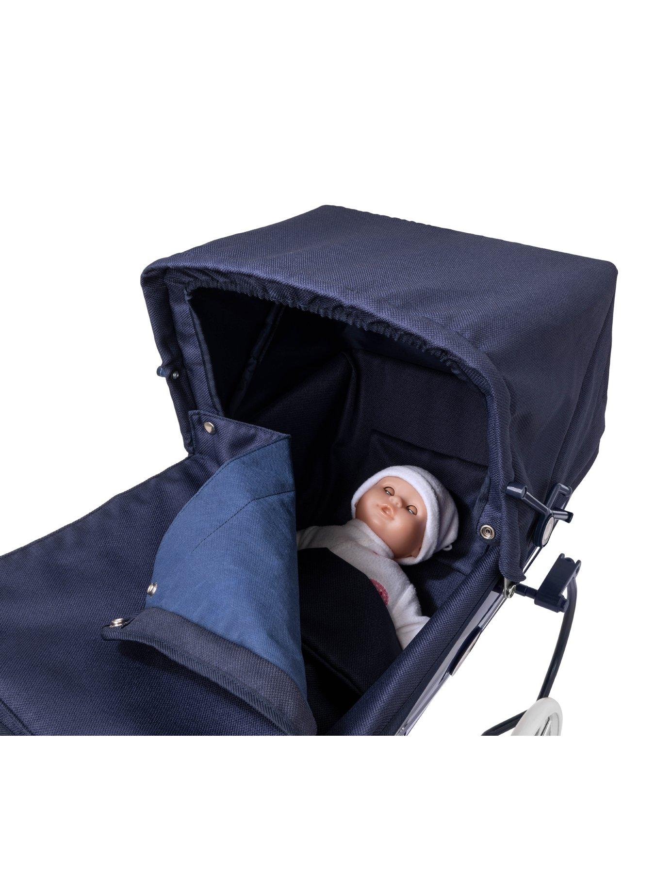 Navy carriage store toy pram