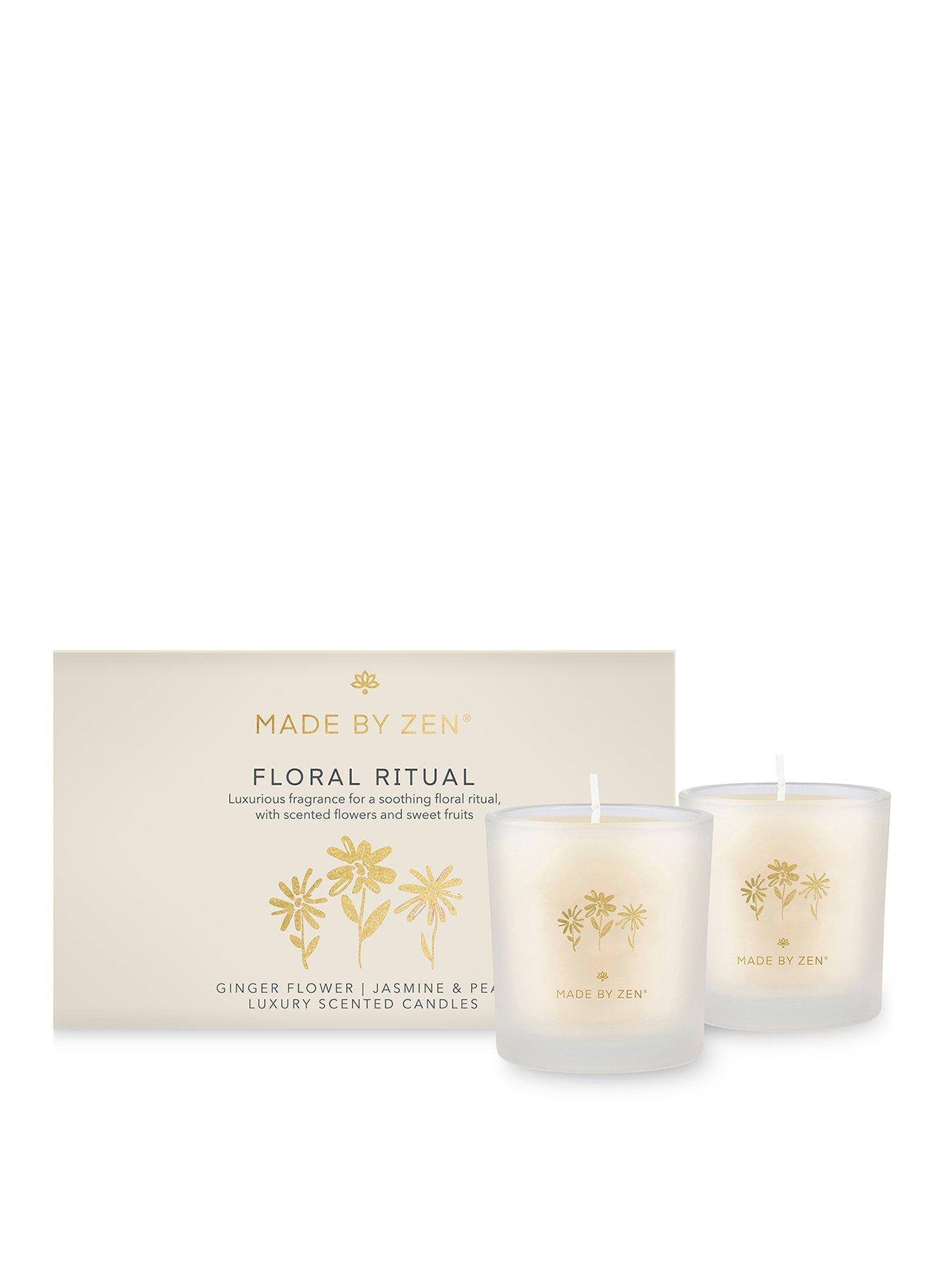 Image 1 of 2 of Made by Zen Floral Ritual Gift Set - 2 Candle Set