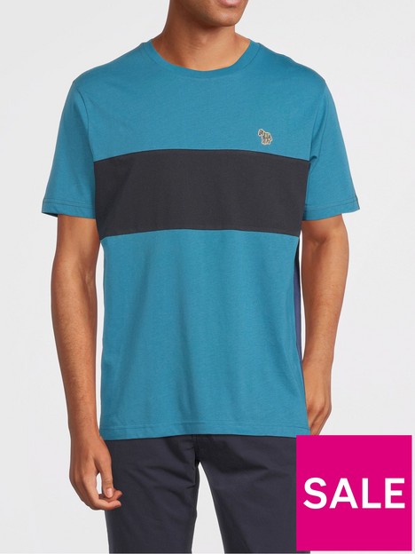 ps-paul-smith-zebra-logo-colour-block-t-shirt-bluenbsp