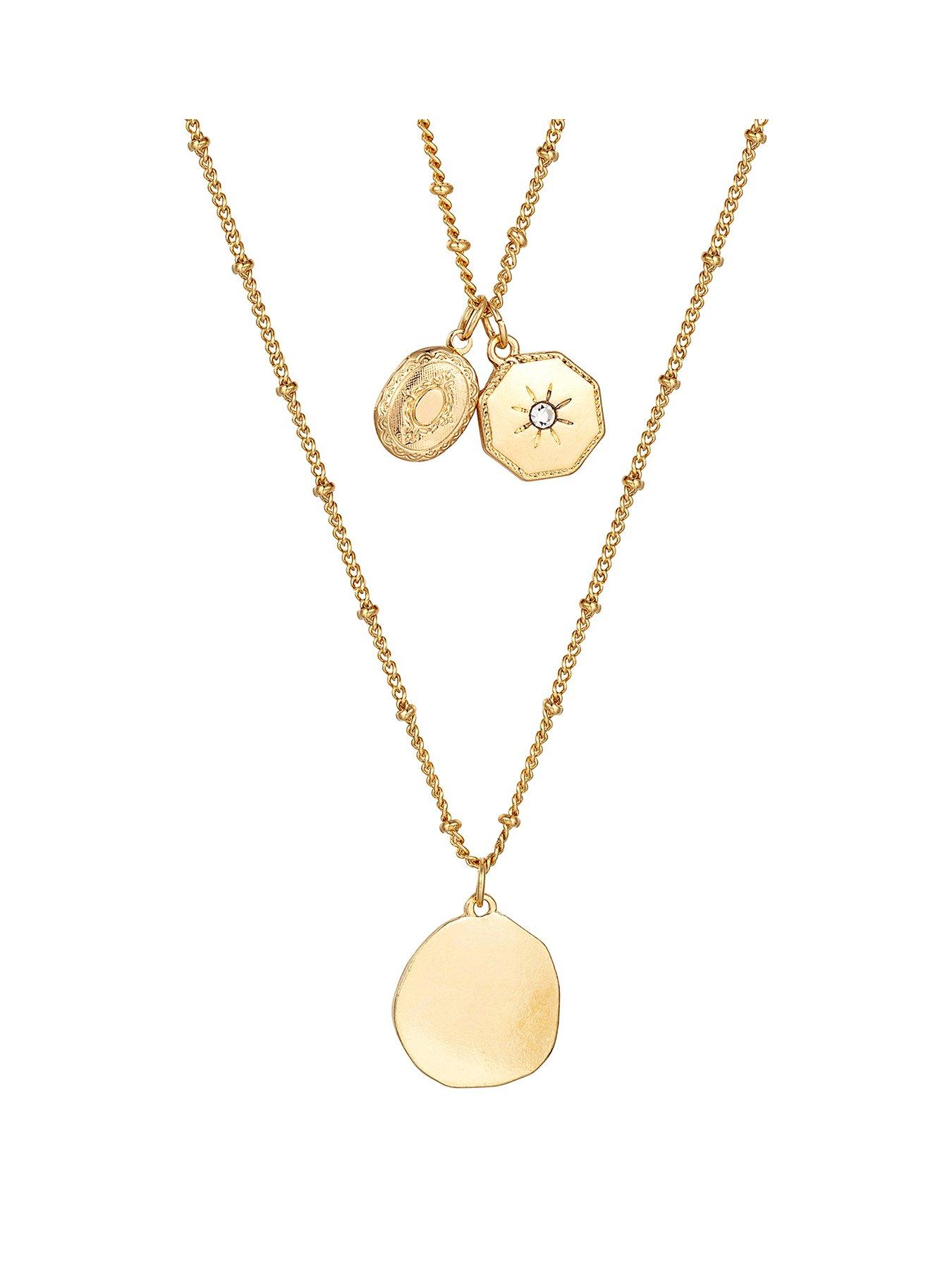 gold-plated-double-layered-necklace