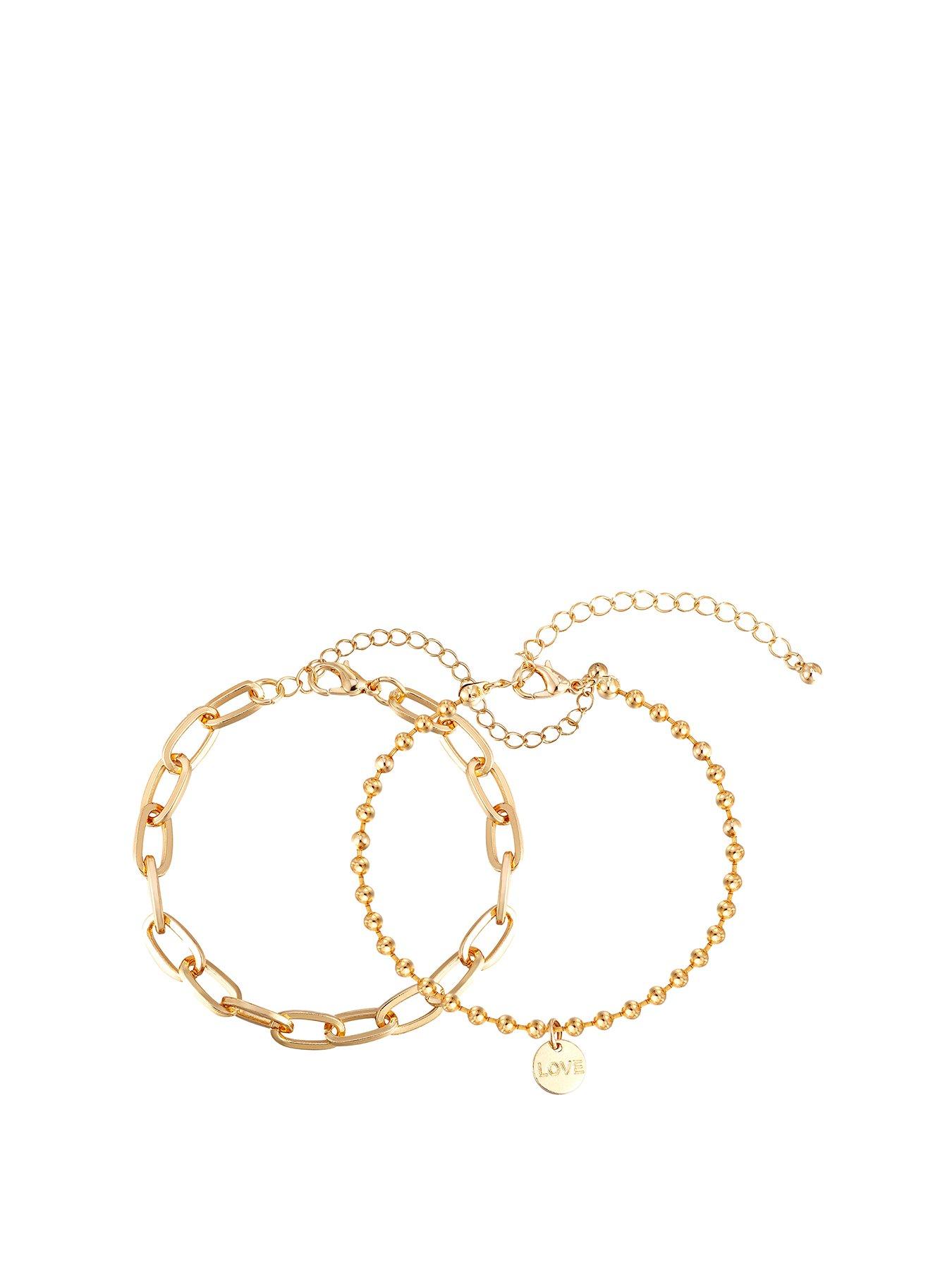 the-love-collection-gold-plated-2-pack-statement-bracelets