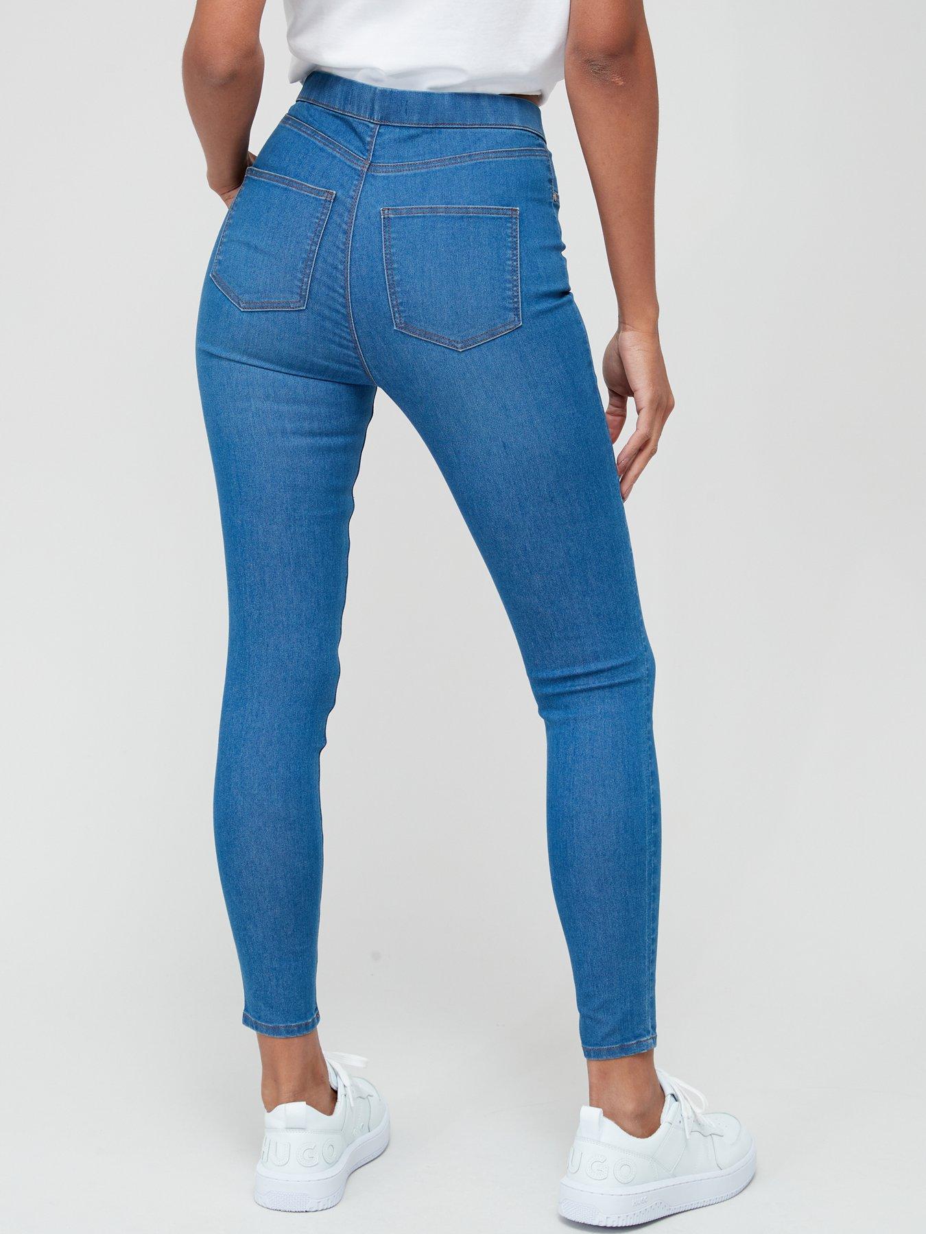 Image 2 of 6 of The Very Collection Short Essential Jegging - Midi Wash