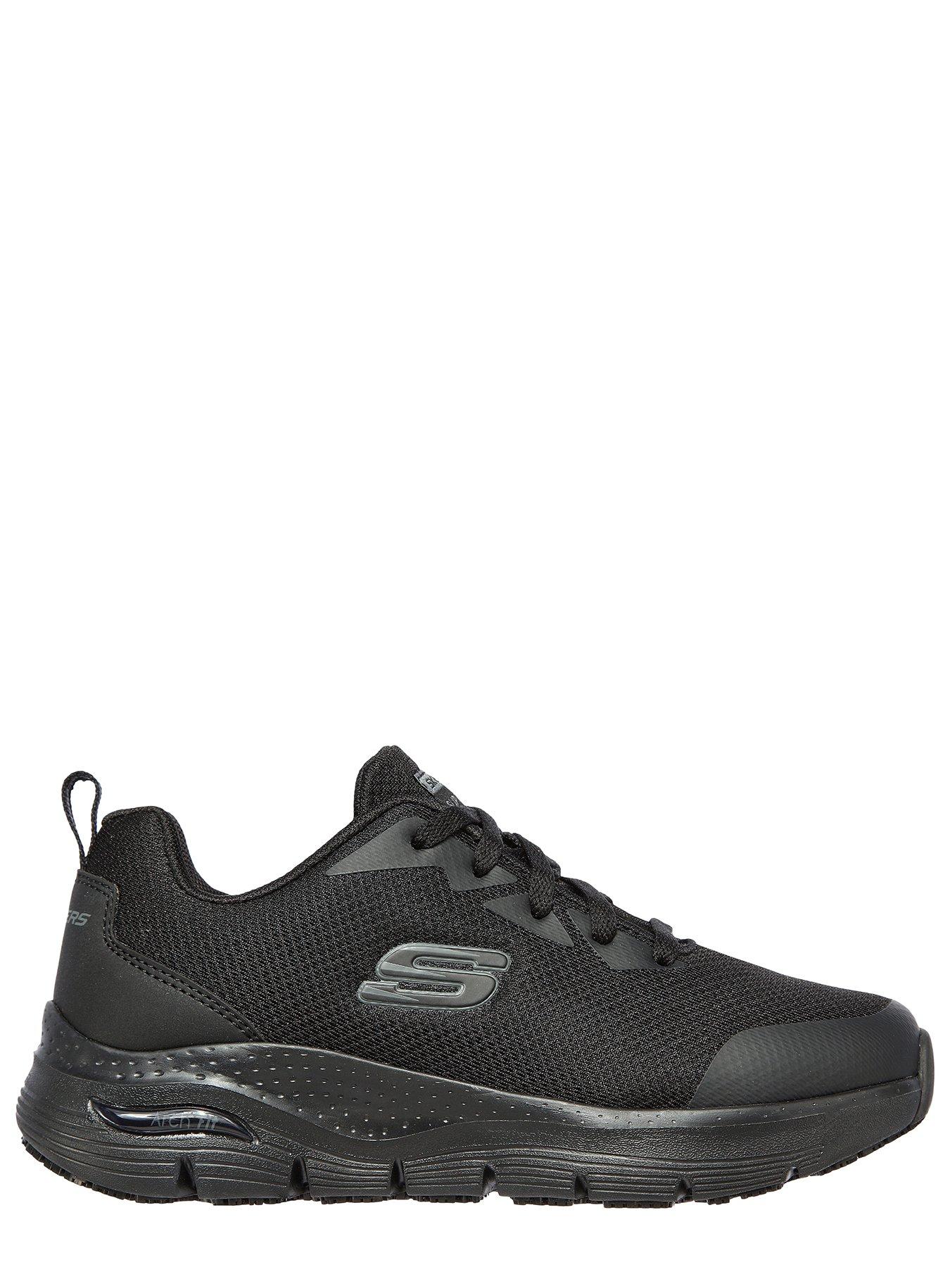 skechers-arch-fit-sr-lace-up-athletic-workwear-trainers-blackback