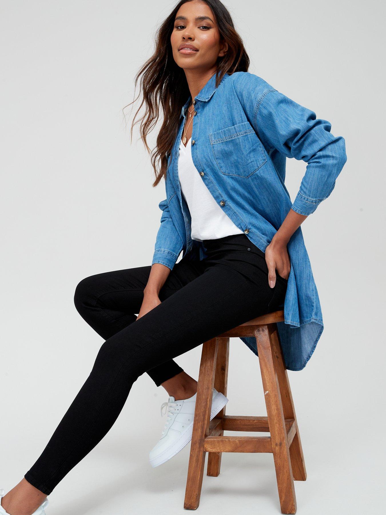 the-very-collection-high-waist-denim-jeggings-blackoutfit