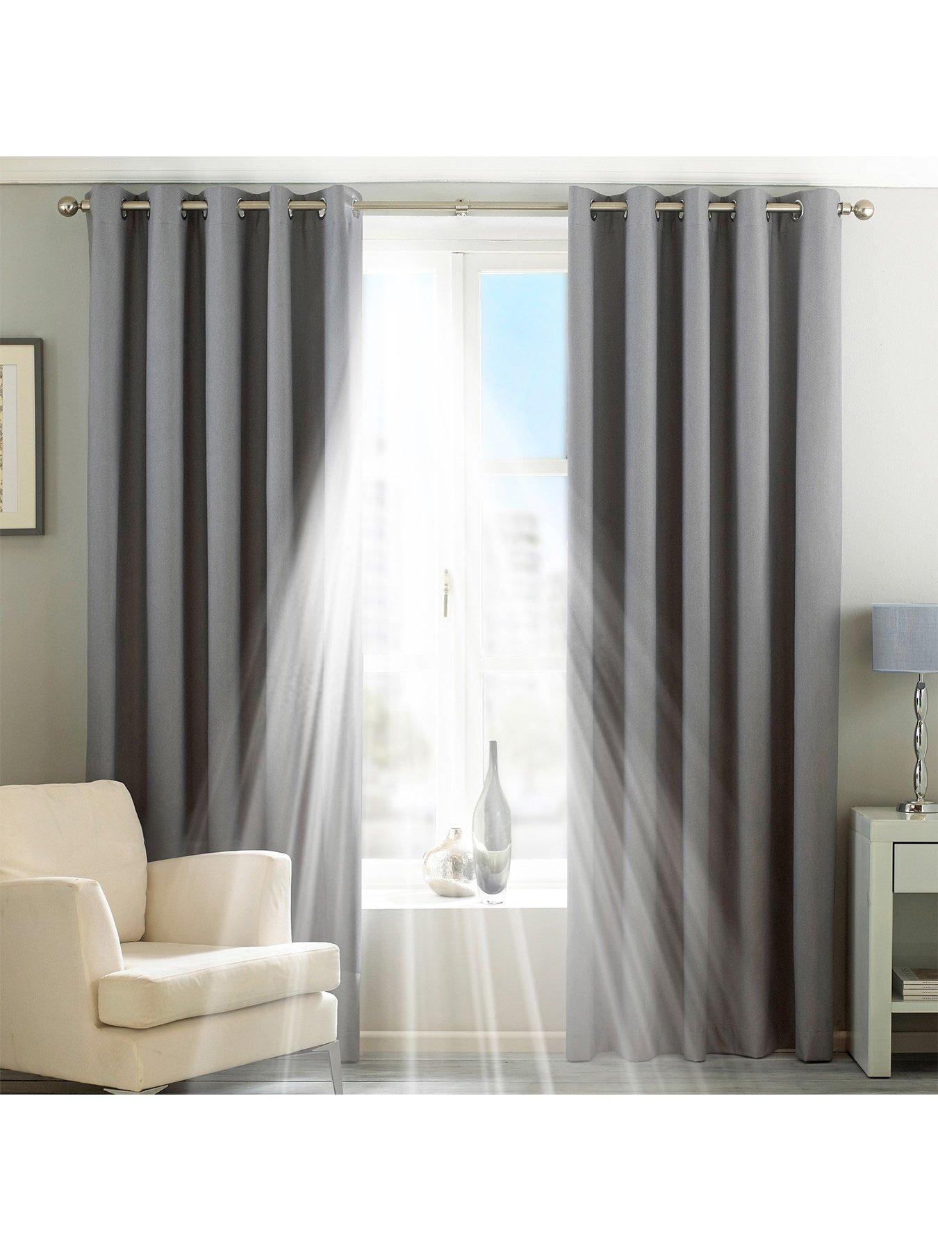 undefined Twilight Blackout Eyelet Curtains
