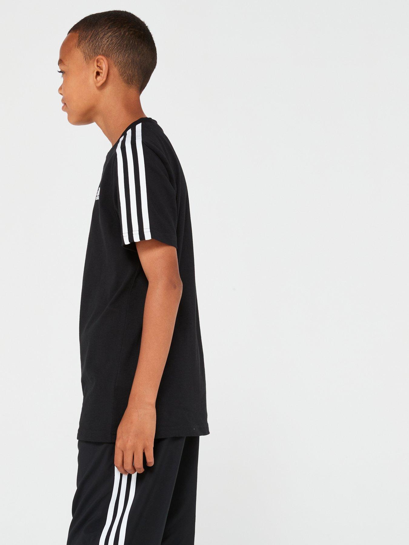 adidas-sportswear-junior-essentials-short-sleeve-t-shirt-nbsp--blackwhitestillFront