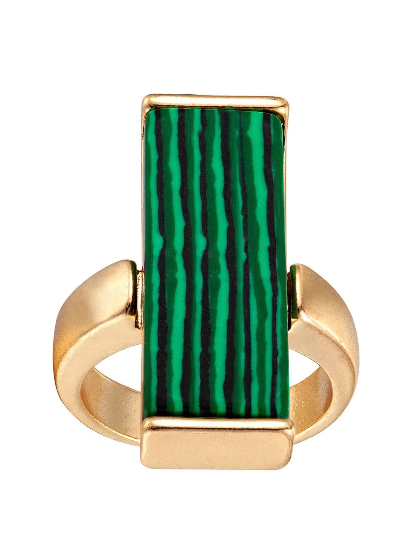 gold-plated-rectangle-created-malachite-stone-statement-ring