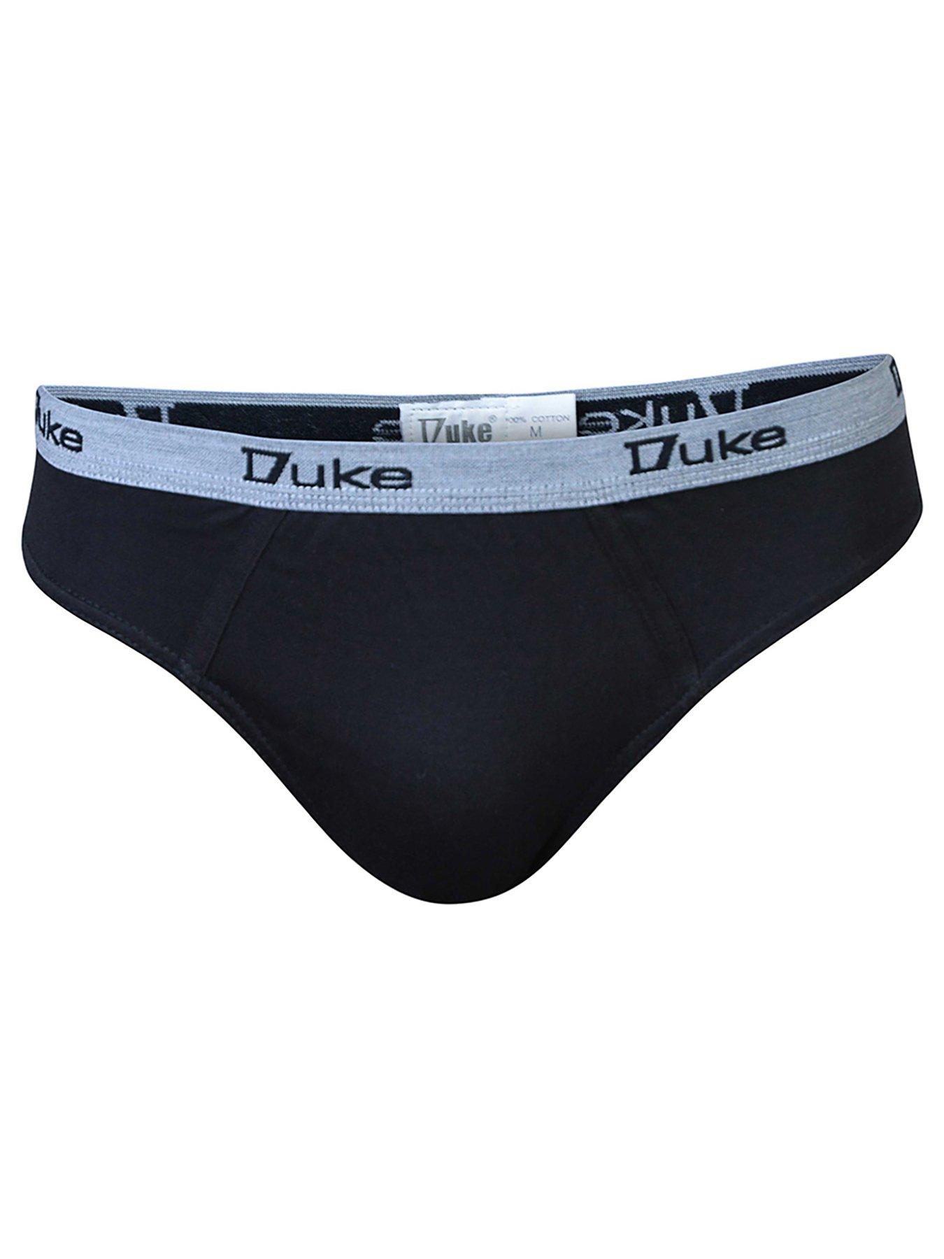 Image 2 of 2 of Duke London Pack Of Three Briefs - Black/Grey/Navy