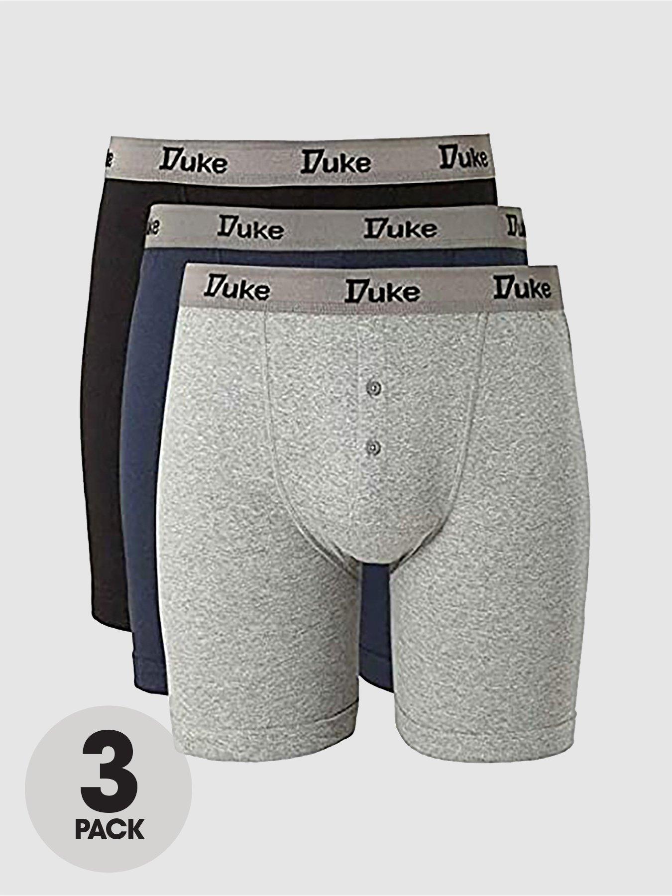 Image of Duke London Driver Pack Of Three Trunks - Black/Grey/Navy
