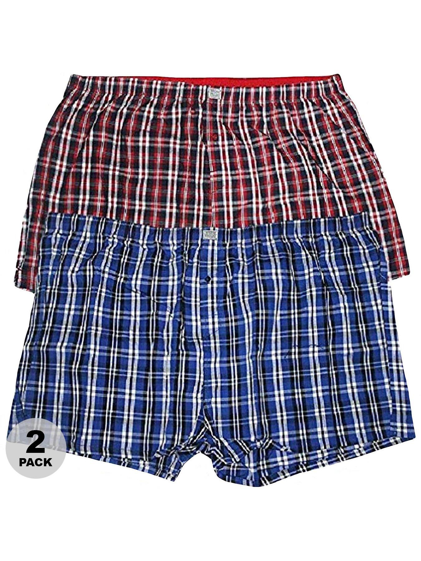 d555-plaid-pack-of-two-woven-boxer-shorts-multistillFront