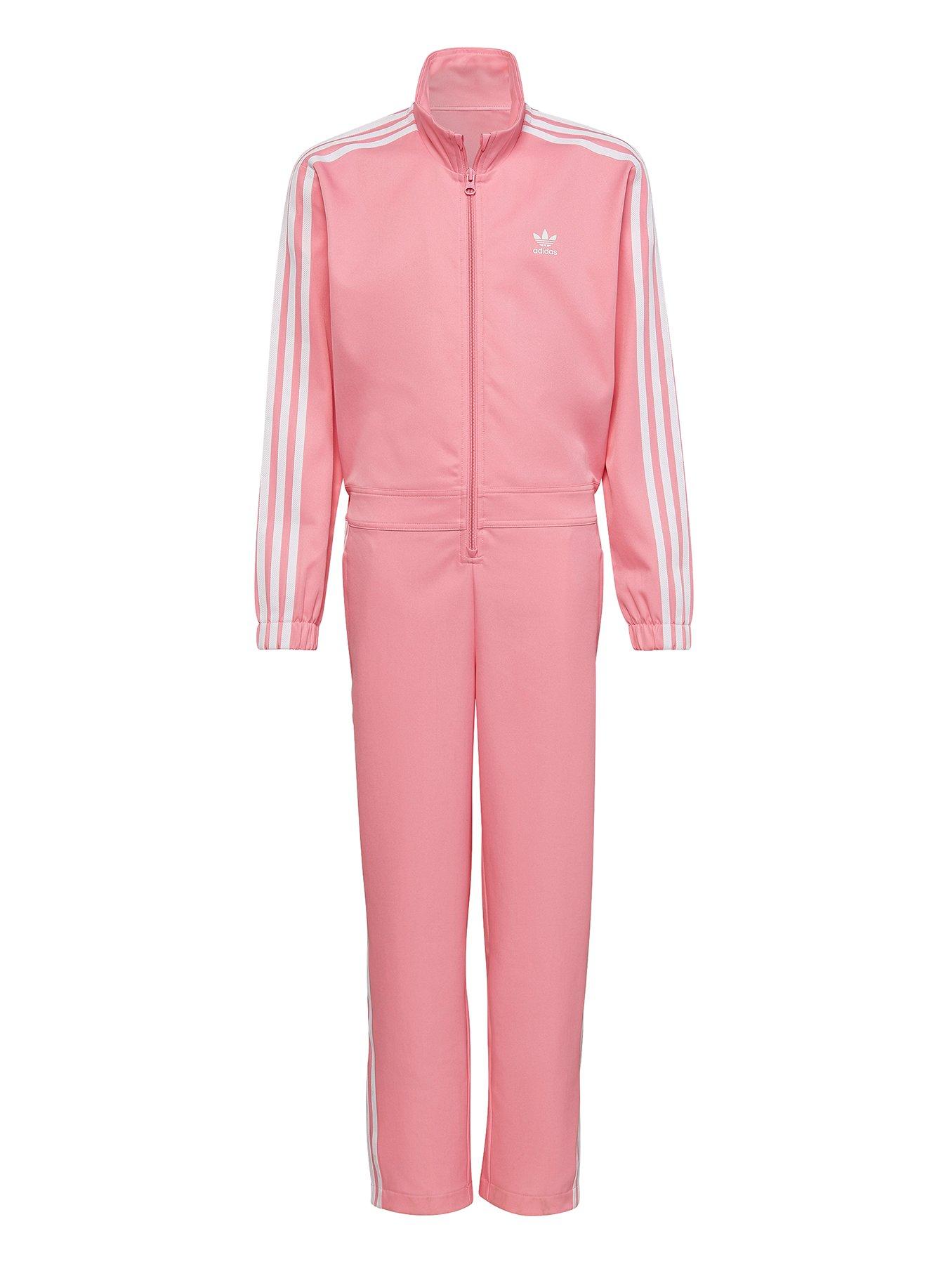 Pink 2024 adidas jumpsuit