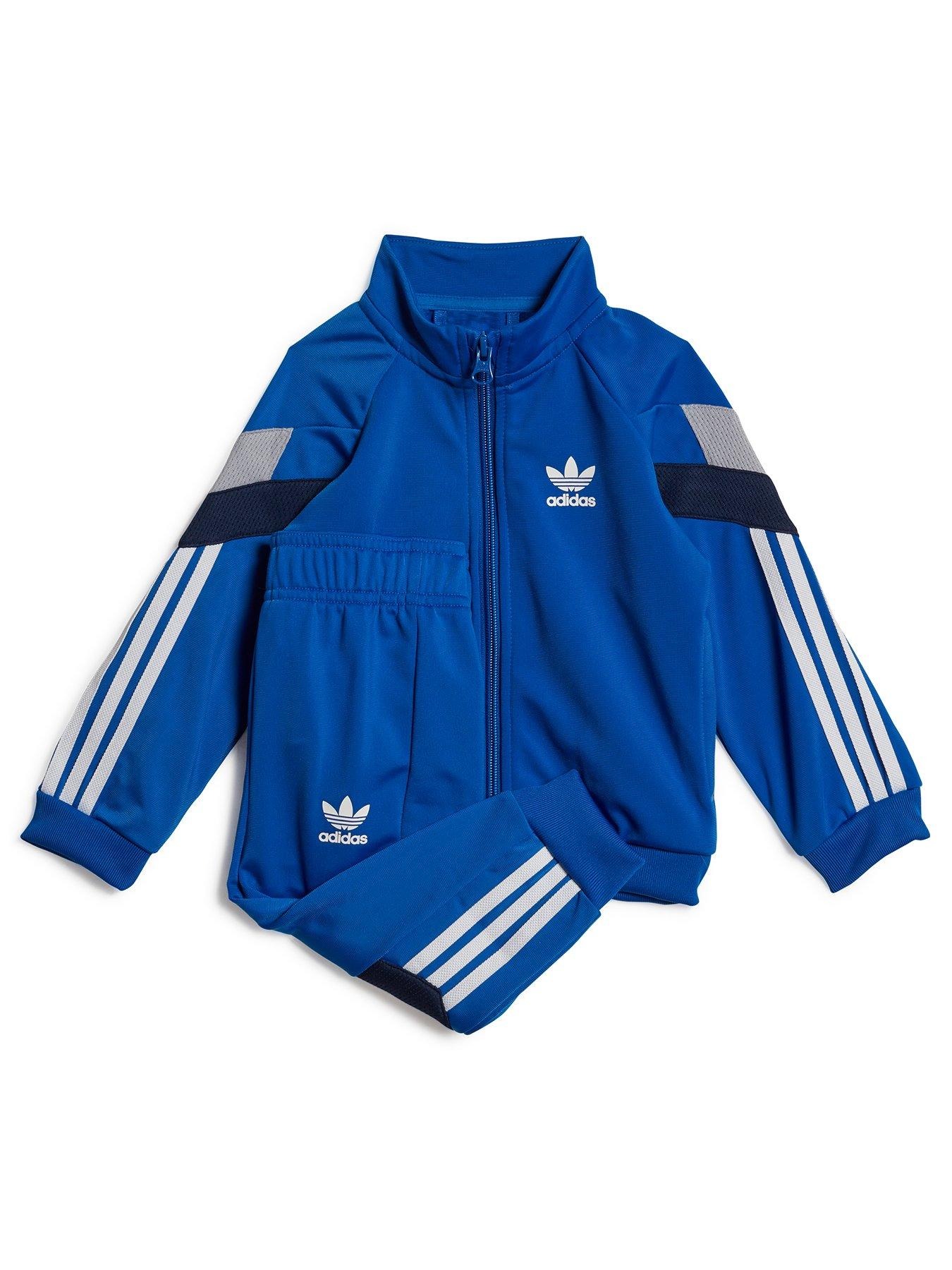 Toddler blue adidas store tracksuit