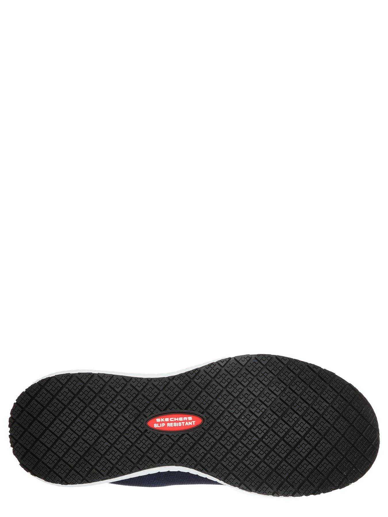 Image 4 of 4 of Skechers Squad Sr Slip On Athletic Workwear Trainer - Navy