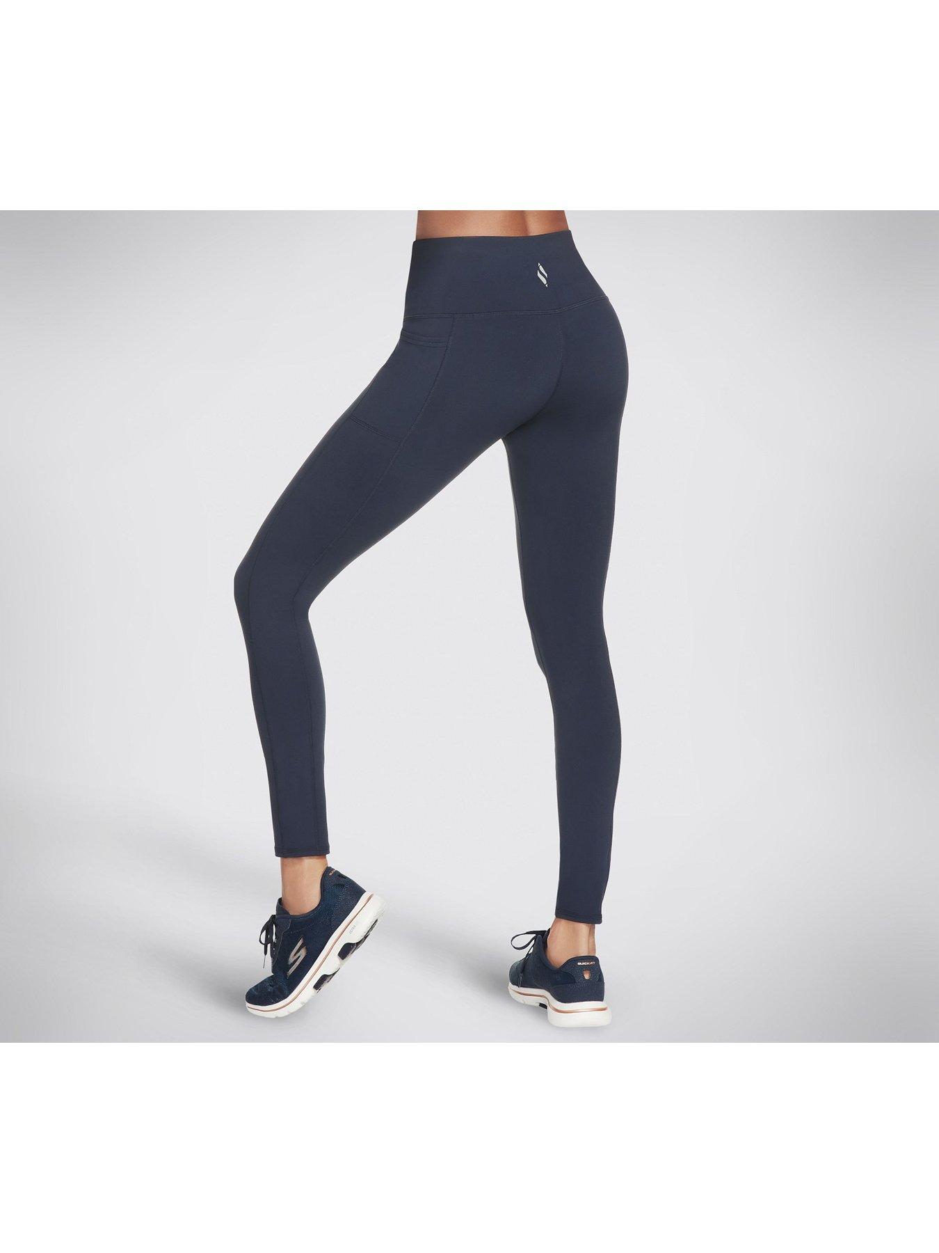 Skechers GOFLEX Rib FL HW Legging Black : : Fashion