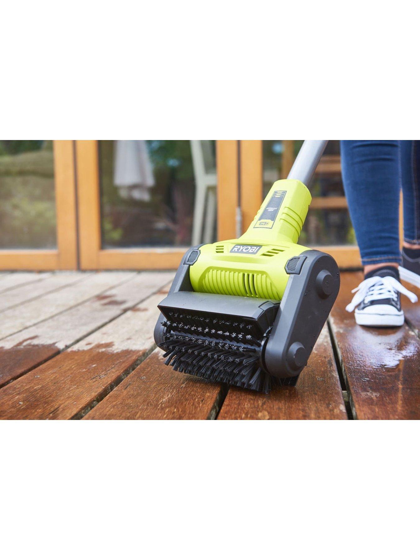 ryobi-ryobi-ry18pcb-0-18v-onetrade-cordless-patio-cleaner-with-scrubbing-brush-battery-charger-not-includedstillFront