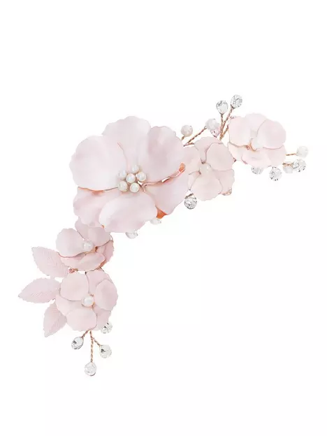 prod1091473983: MABEL PINK FLOWER AND PEARL CLIP