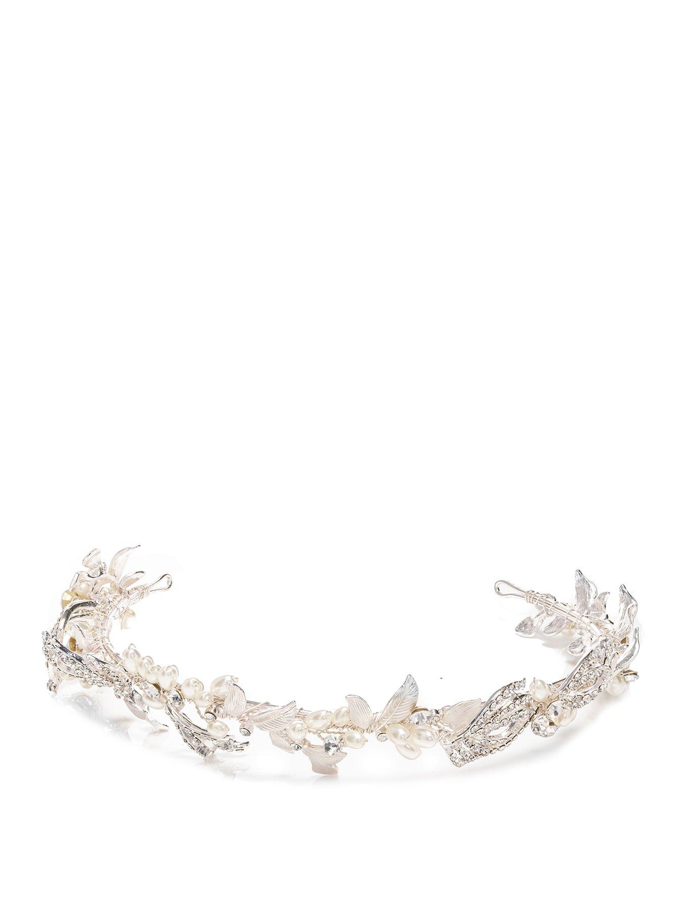 jon-richard-delilah-silver-plated-pave-feather-and-pearl-tiara