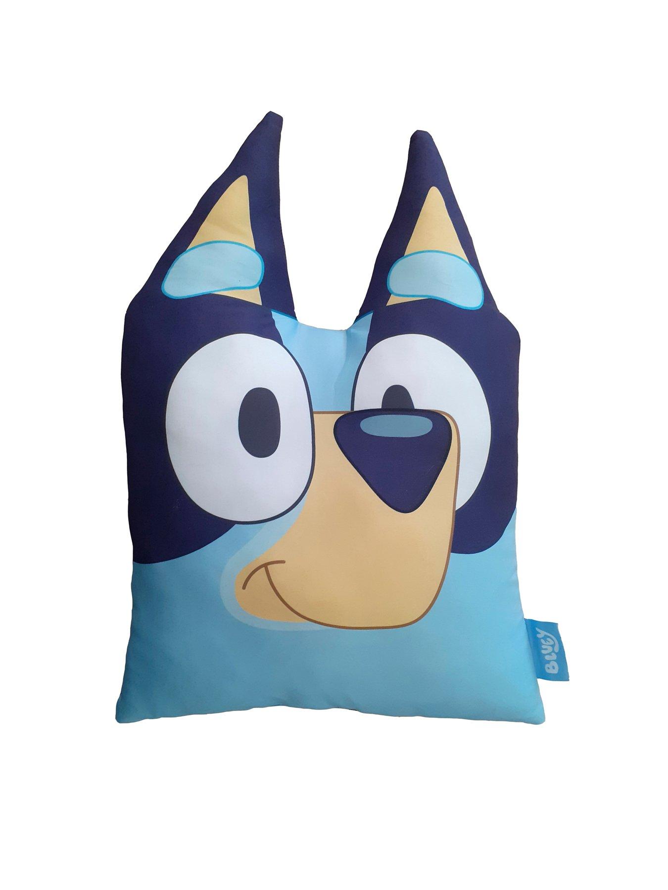 Image 1 of 2 of Bluey Smile Cushion - Blue