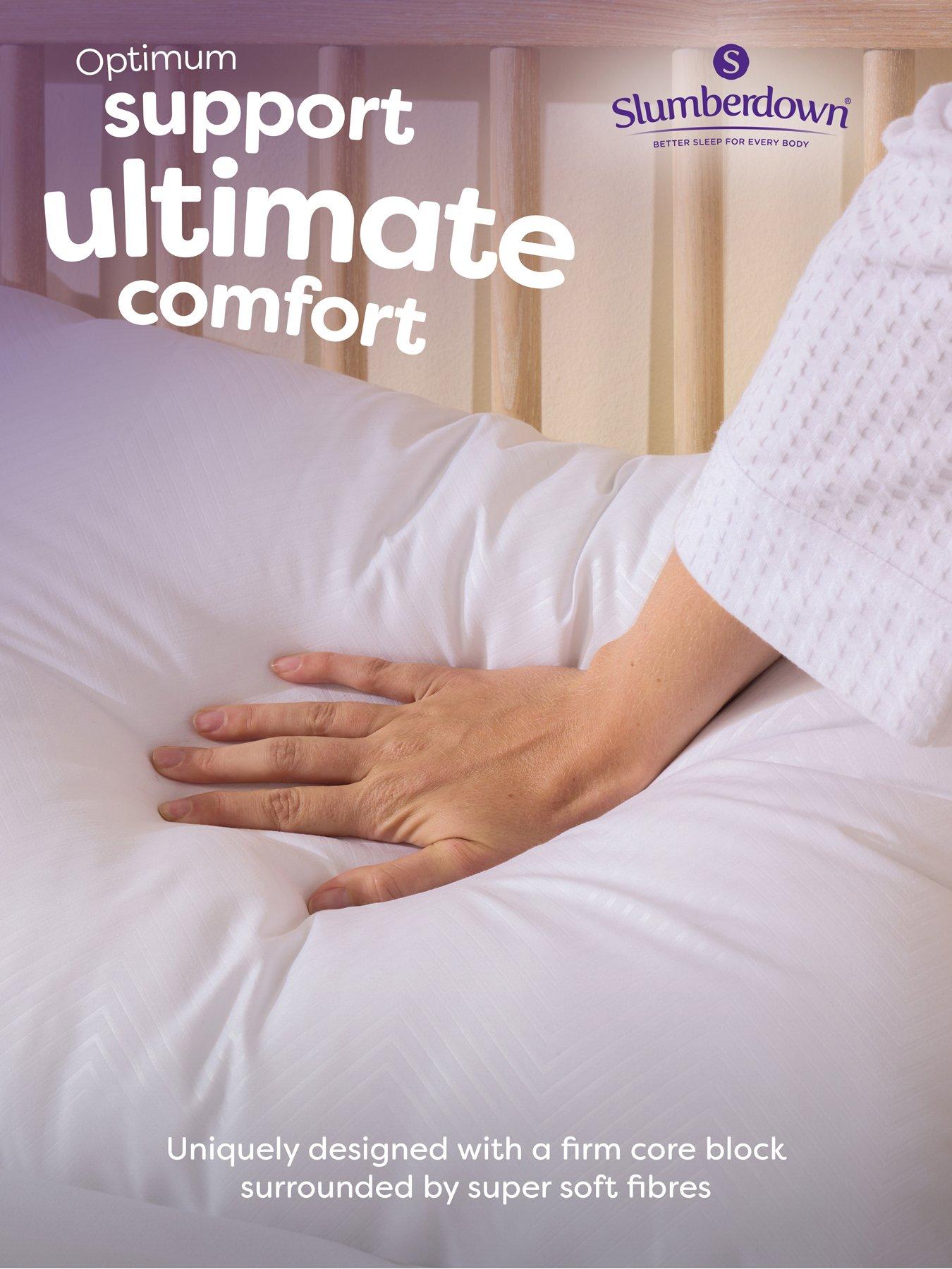 Image 3 of 8 of Slumberdown Super Support 2 Pack Pillow - White