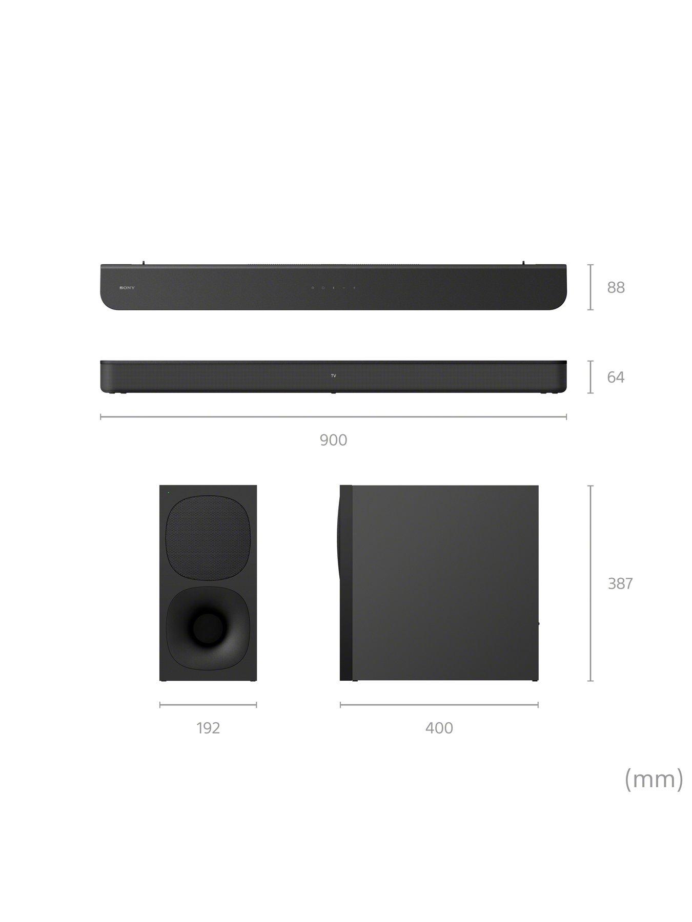 Image 7 of 8 of Sony 2.1ch HT-SD40  Soundbar with powerful wireless subwoofer and X-Balanced speaker technology
