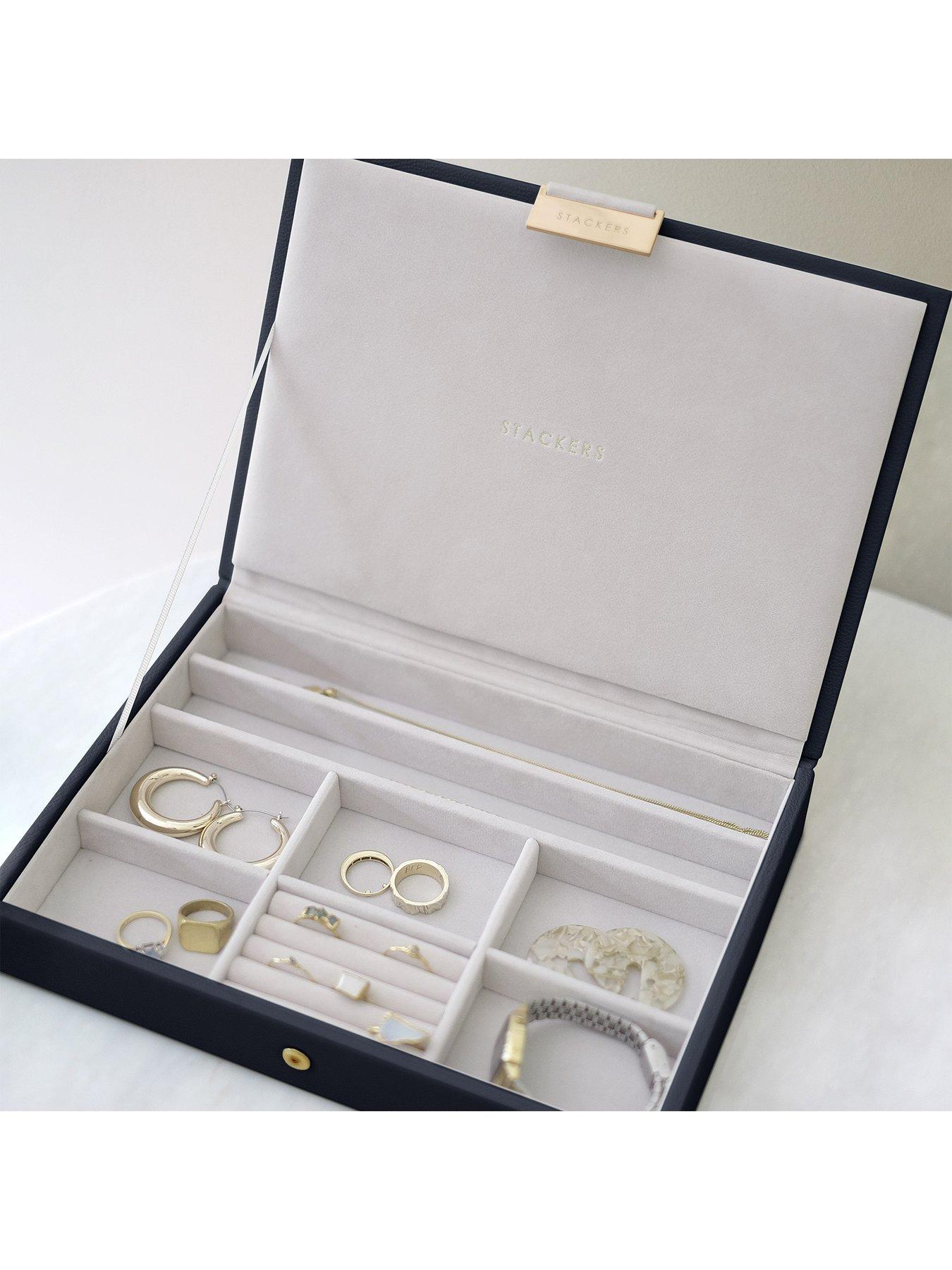 Image 2 of 2 of Stackers Classic Jewellery Box Lid - Putty Croc