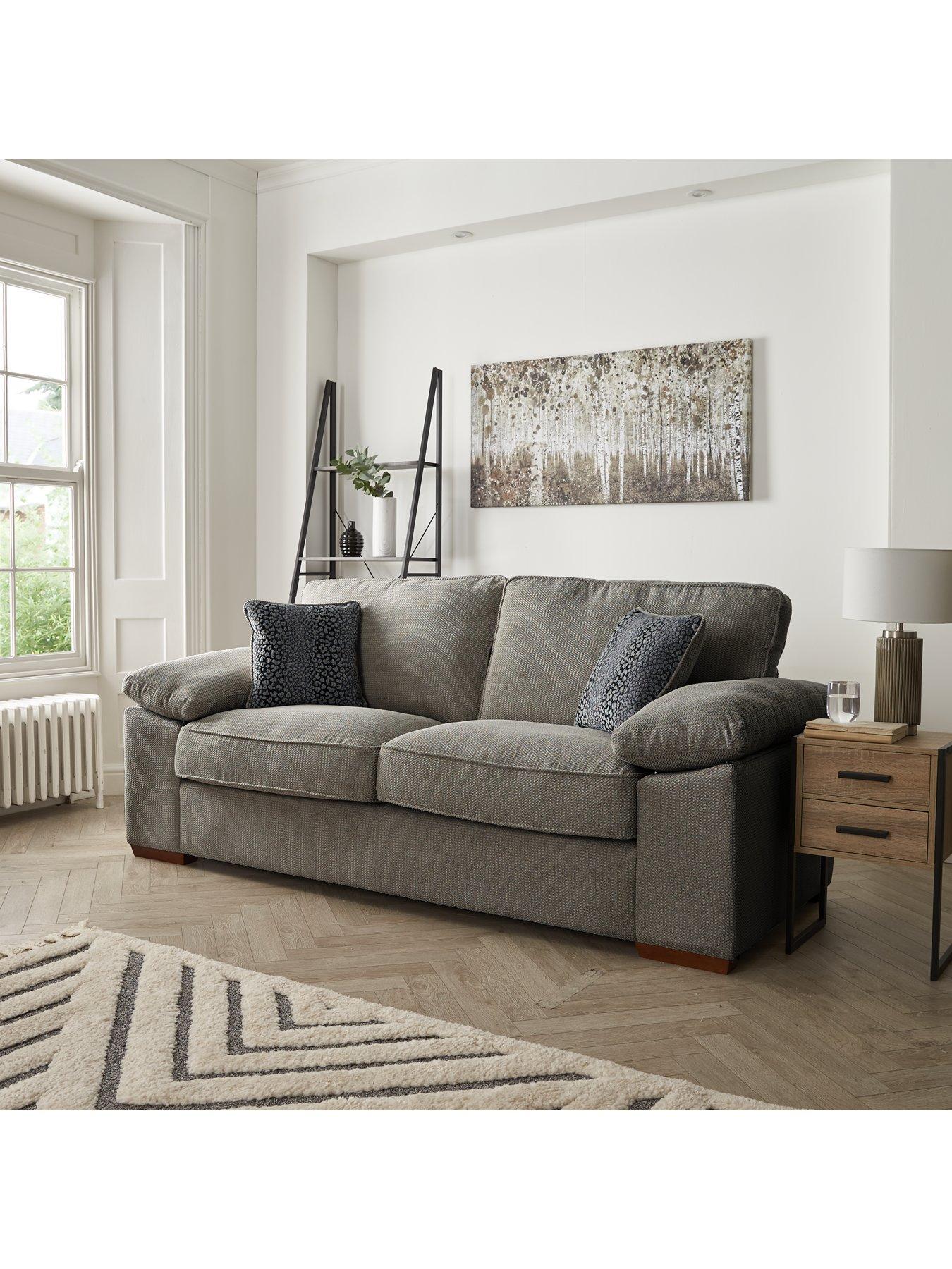 The Very Collection Dexter Fabric 3 Seater Sofa - Made to Order in the UK
