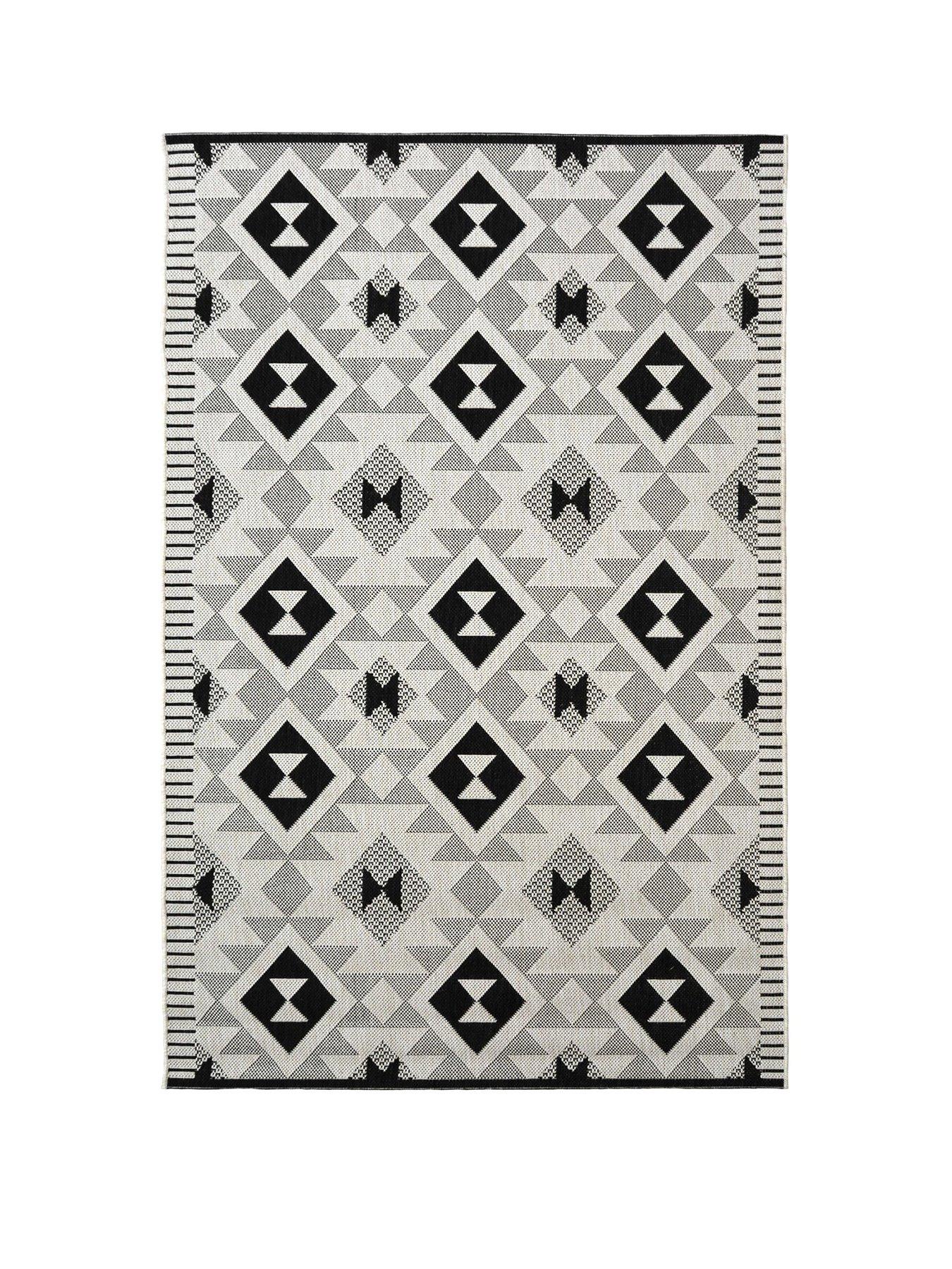 Image 2 of 5 of The Very Collection Tribal Indoor/Outdoor Flatweave - Mono