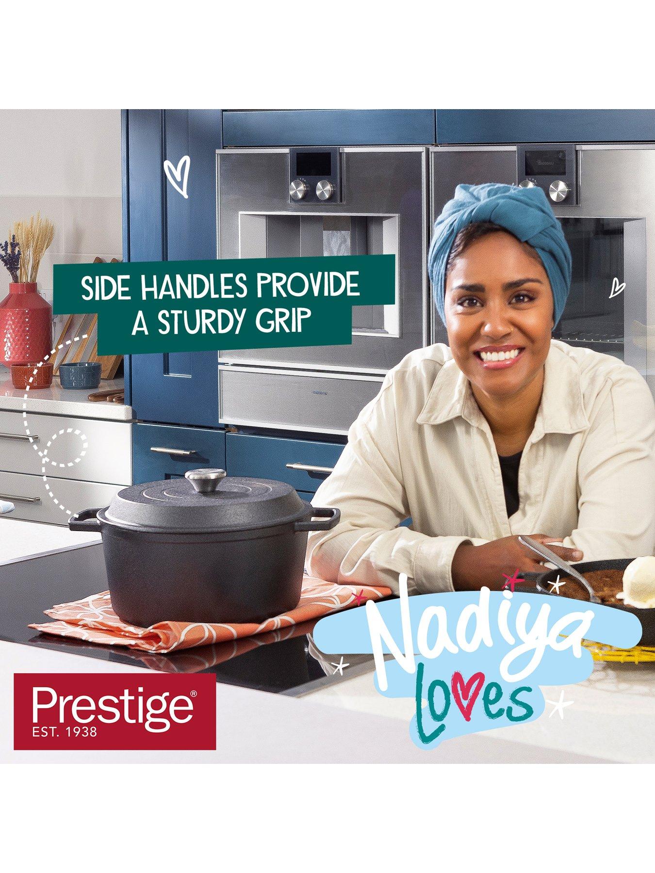 prestige-x-nadiya-45-litre-cast-iron-casseroleoutfit