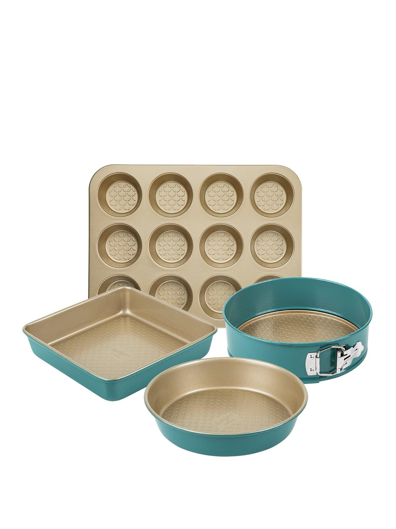 Image of Prestige x Nadiya 4-Piece Cake Tin Set