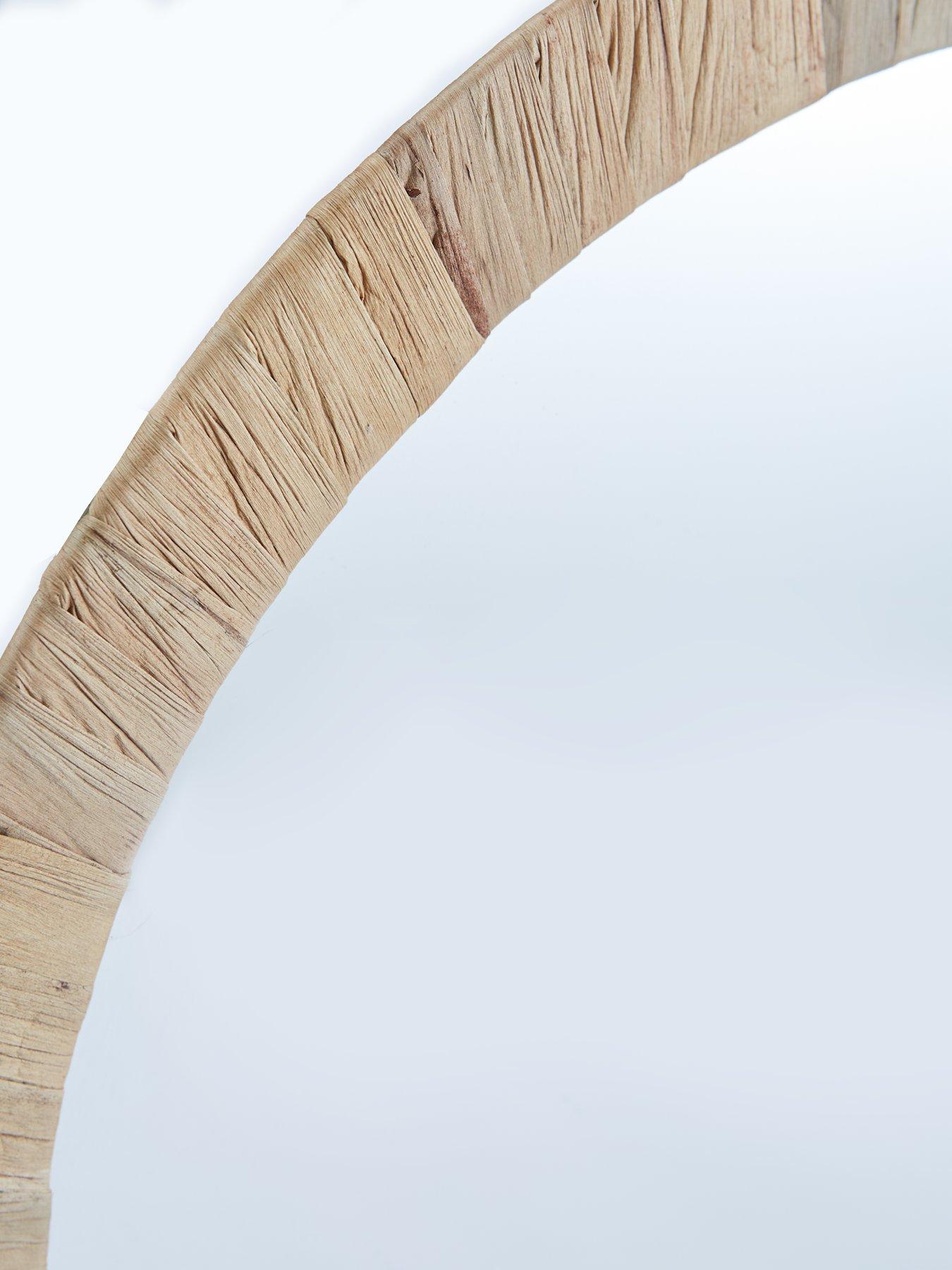 Image 5 of 5 of The Very Collection Water Hyacinth Arch Wall Mirror 53x43cm