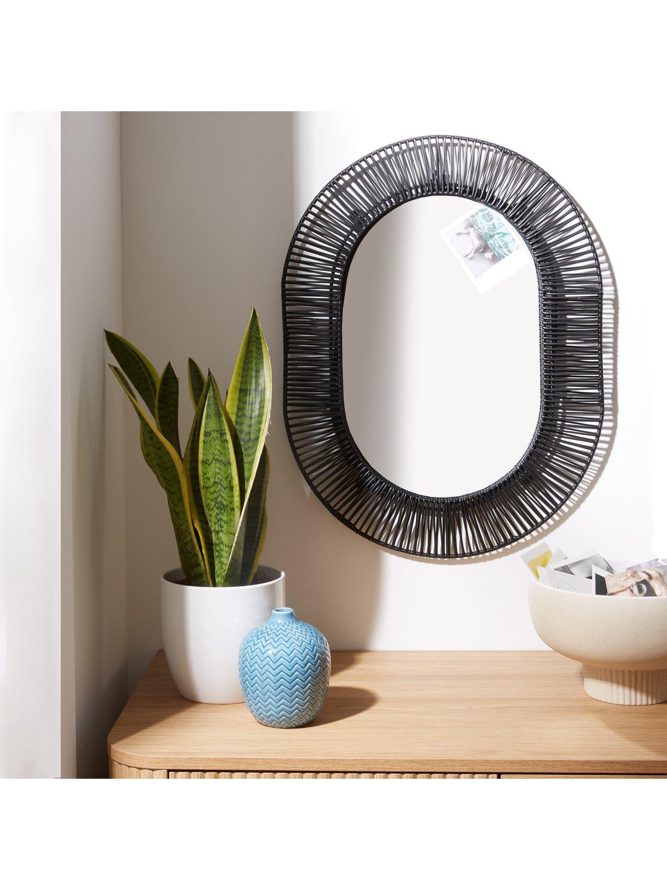 very-home-black-poly-rattan-mirrorstillFront