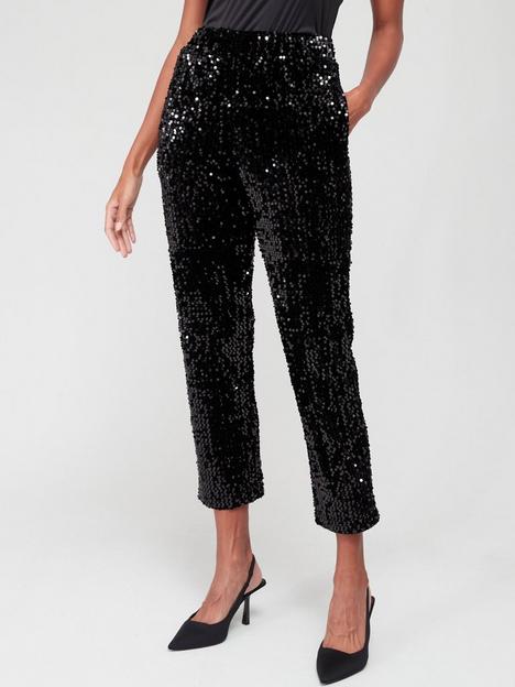 v-by-very-sequin-straight-leg-trousers-black