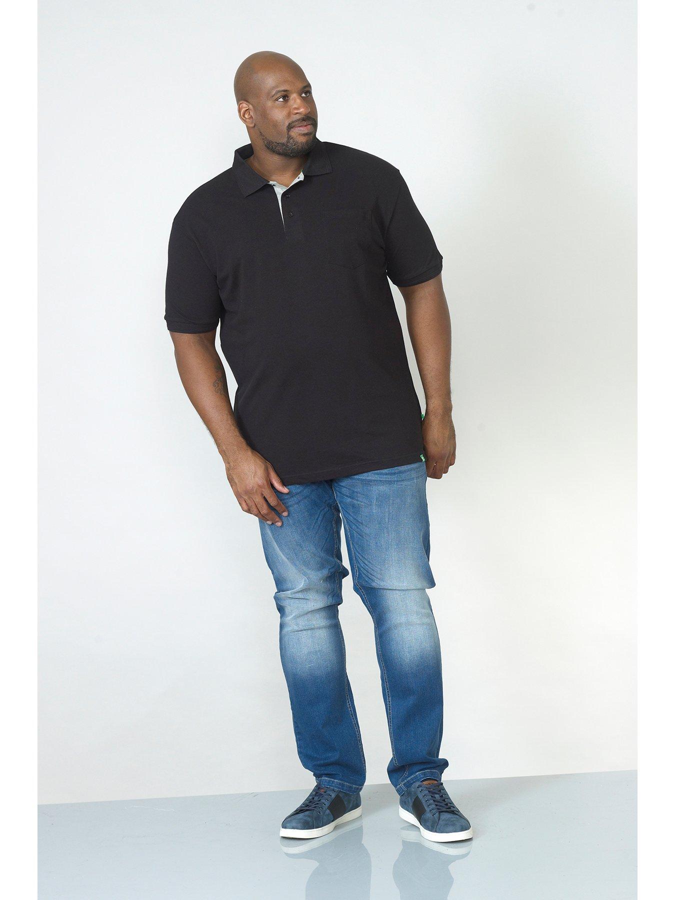 d555-d555-grant-pique-polo-shirt-blackstillFront