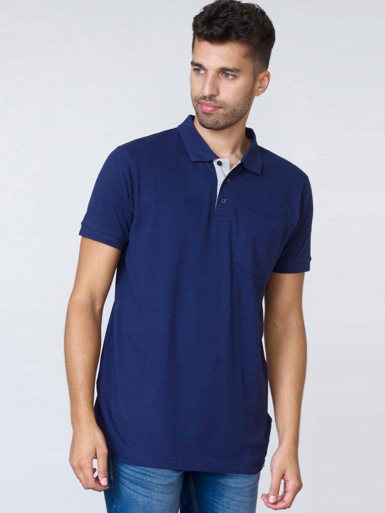 d555-grant-pique-polo-shirt-navy